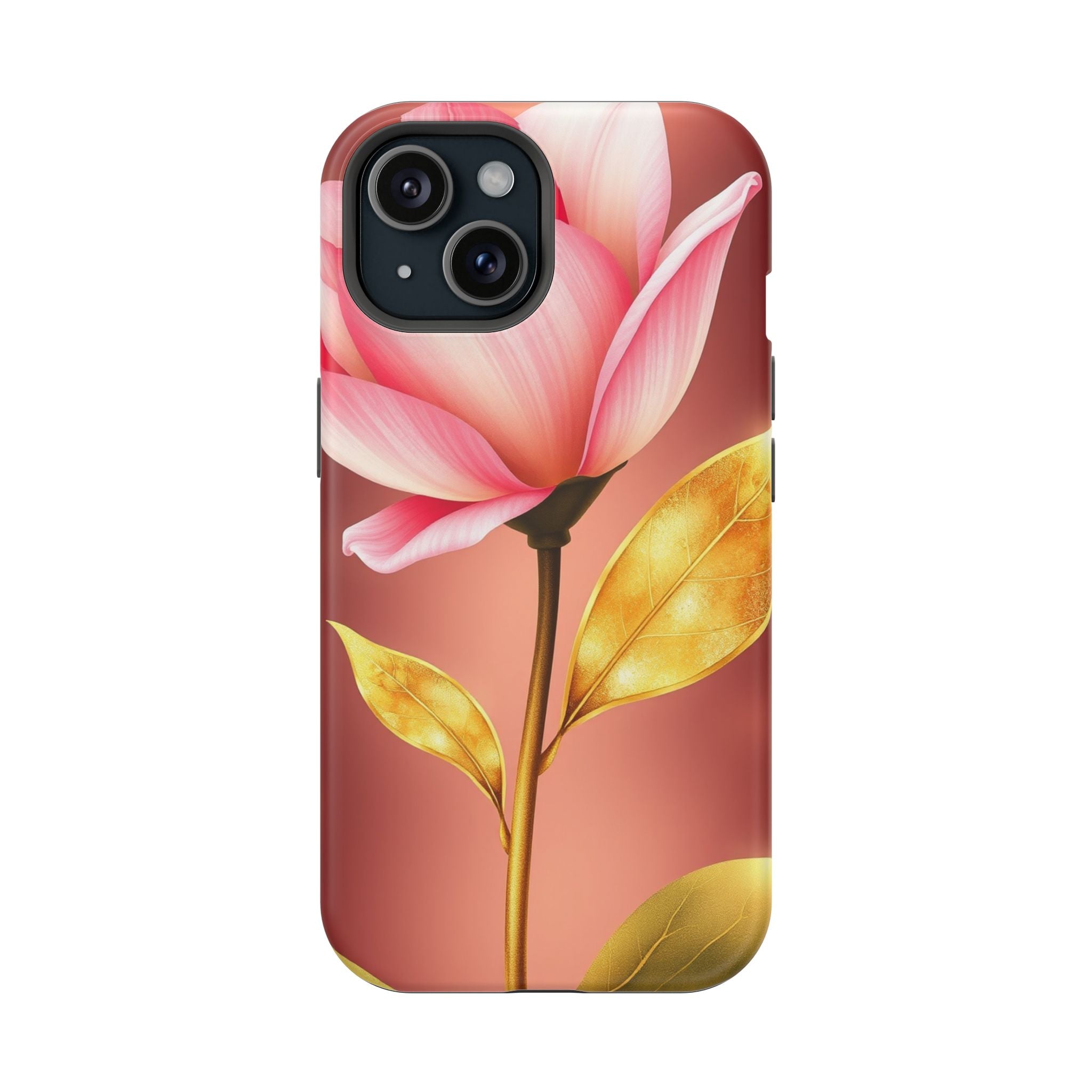 iPhone Dreamy Bloom and Leaf Design 14 Slim Everyday Designer Case · iPhone Case