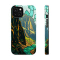 iPhone Emerald Green And Gold River Canyon Slim iPhone Everyday · iPhone Case