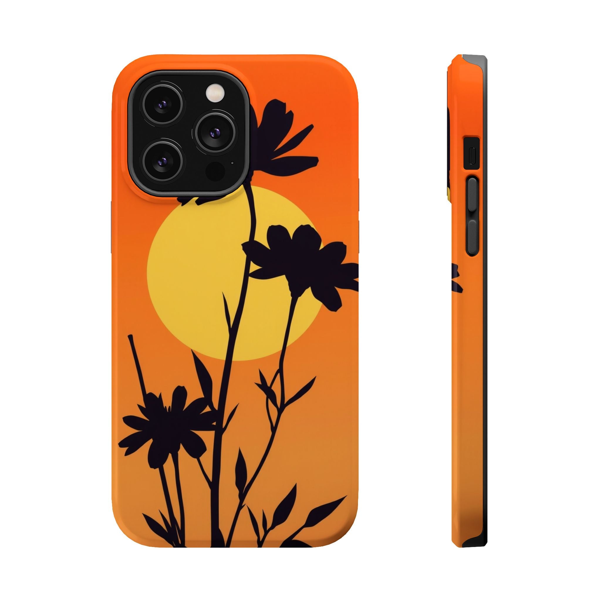 iPhone Vibrant Floral Silhouette Design Slim Everyday iPhone Designer · iPhone C