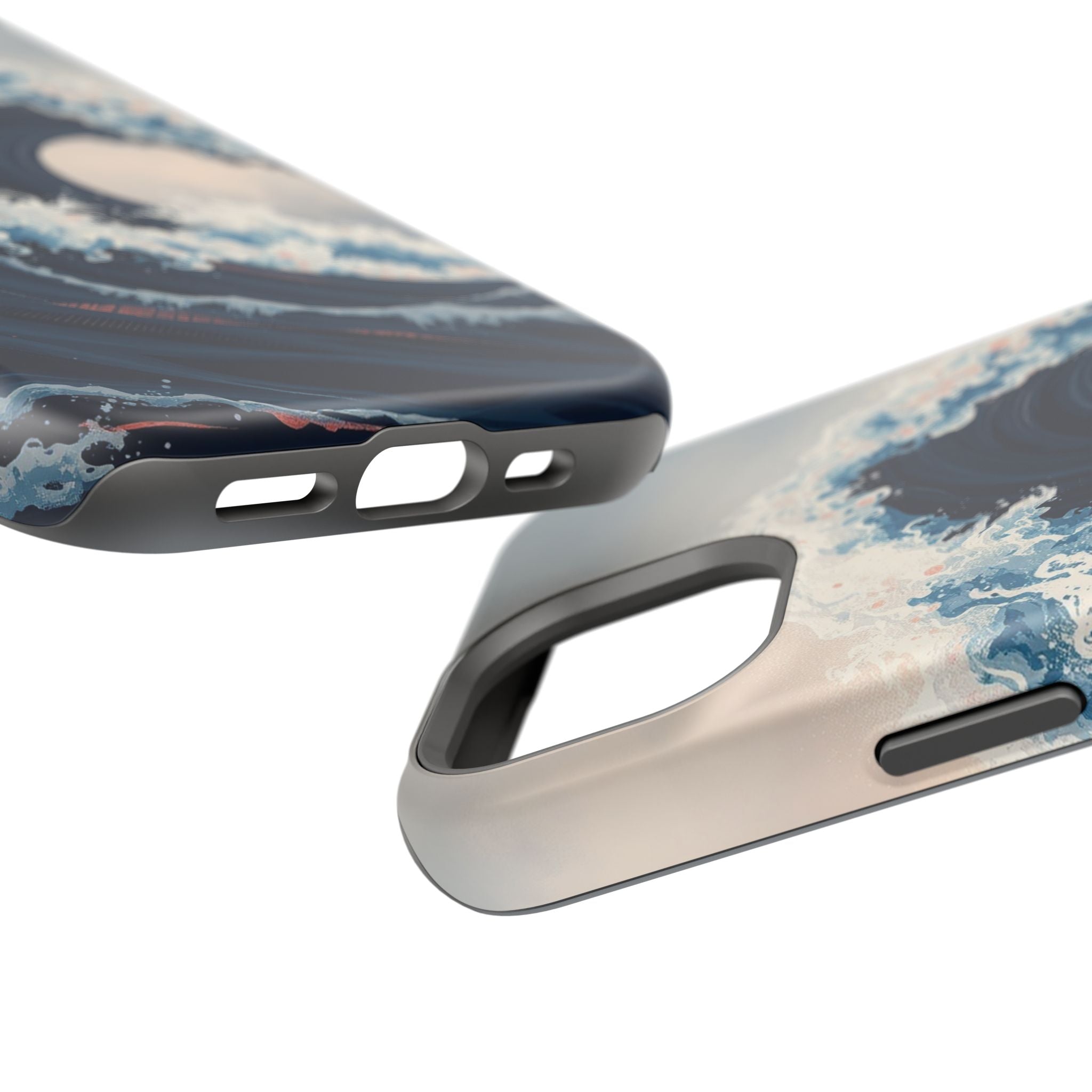 iPhone Ocean Wave Crash Grunge Distressed Slim iPhone Everyday Designer · iPhone