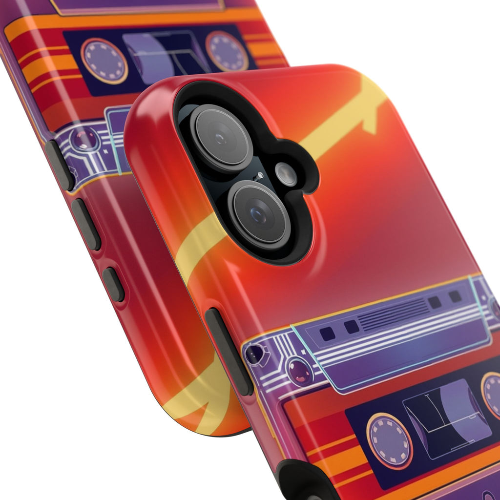 iPhone Cassette Tape Rewind Bold Art Slim Everyday Designer Case · iPhone Case