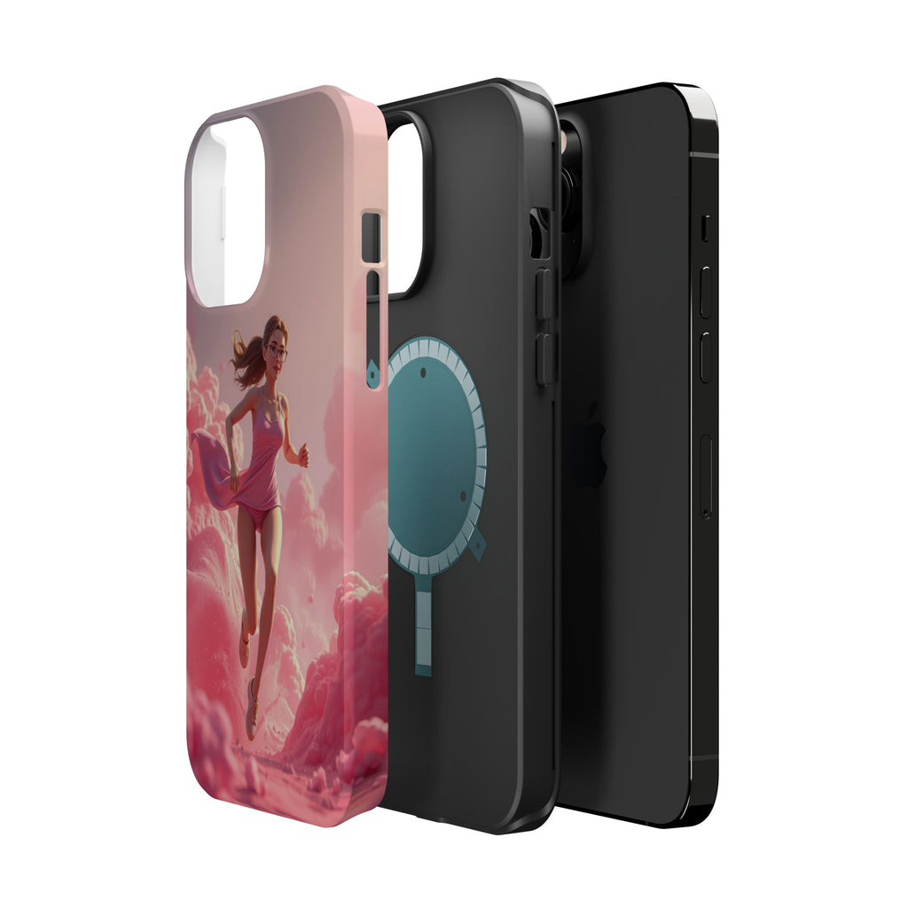 iPhone on Fumes 3D Digital Bold Modern Everyday Snap Case · iPhone Case