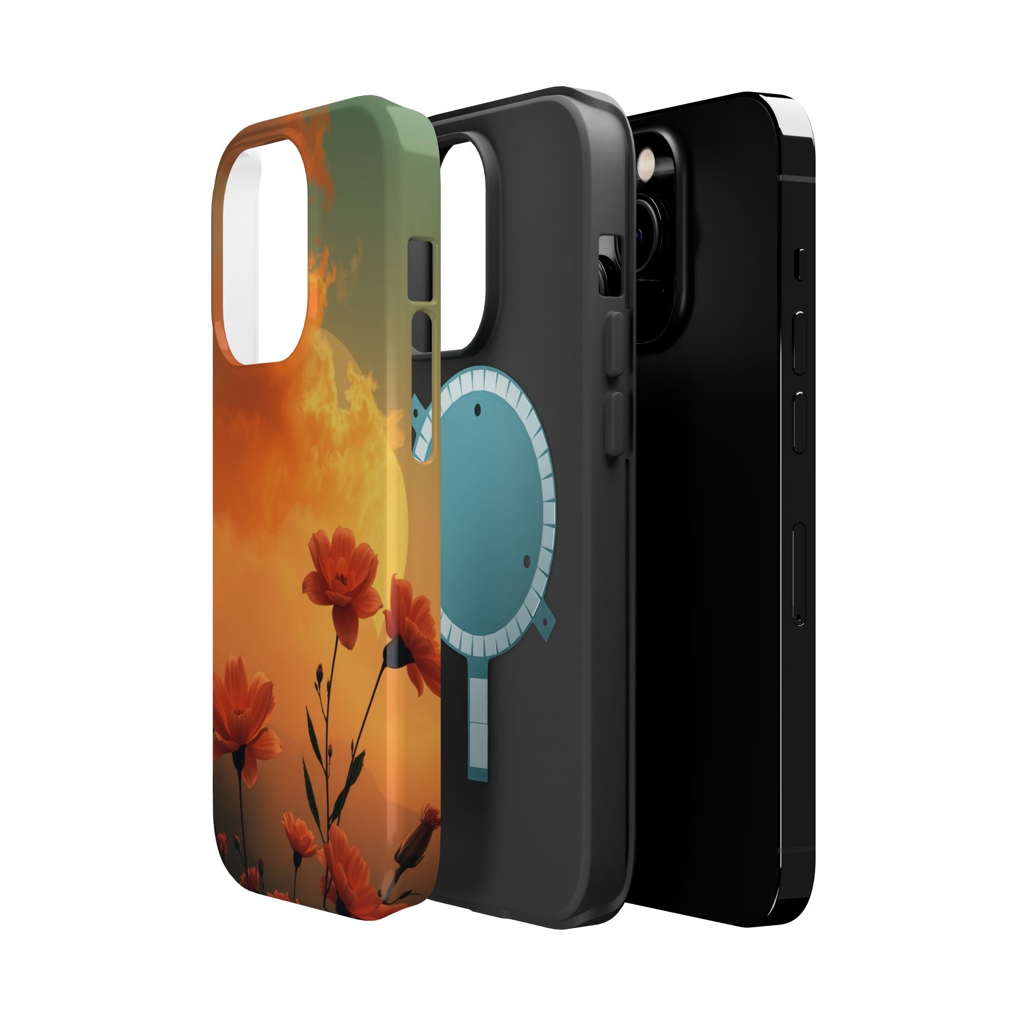 iPhone Floral Ombre Enchanted Art Bold Modern Everyday Snap Case · iPhone Case