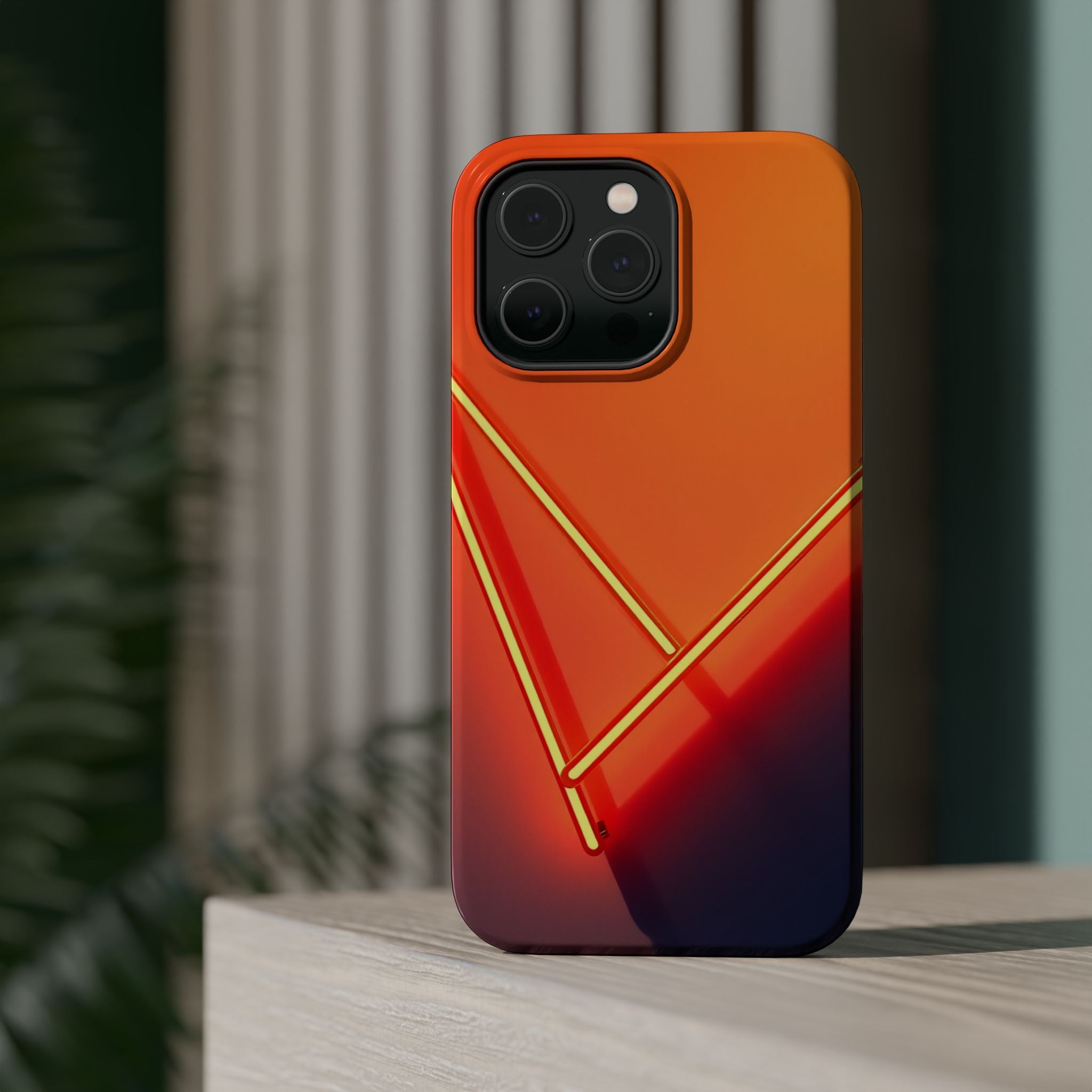 iPhone Neon Geometry Vibrant Watercolor Slim Everyday iPhone Designer · iPhone C
