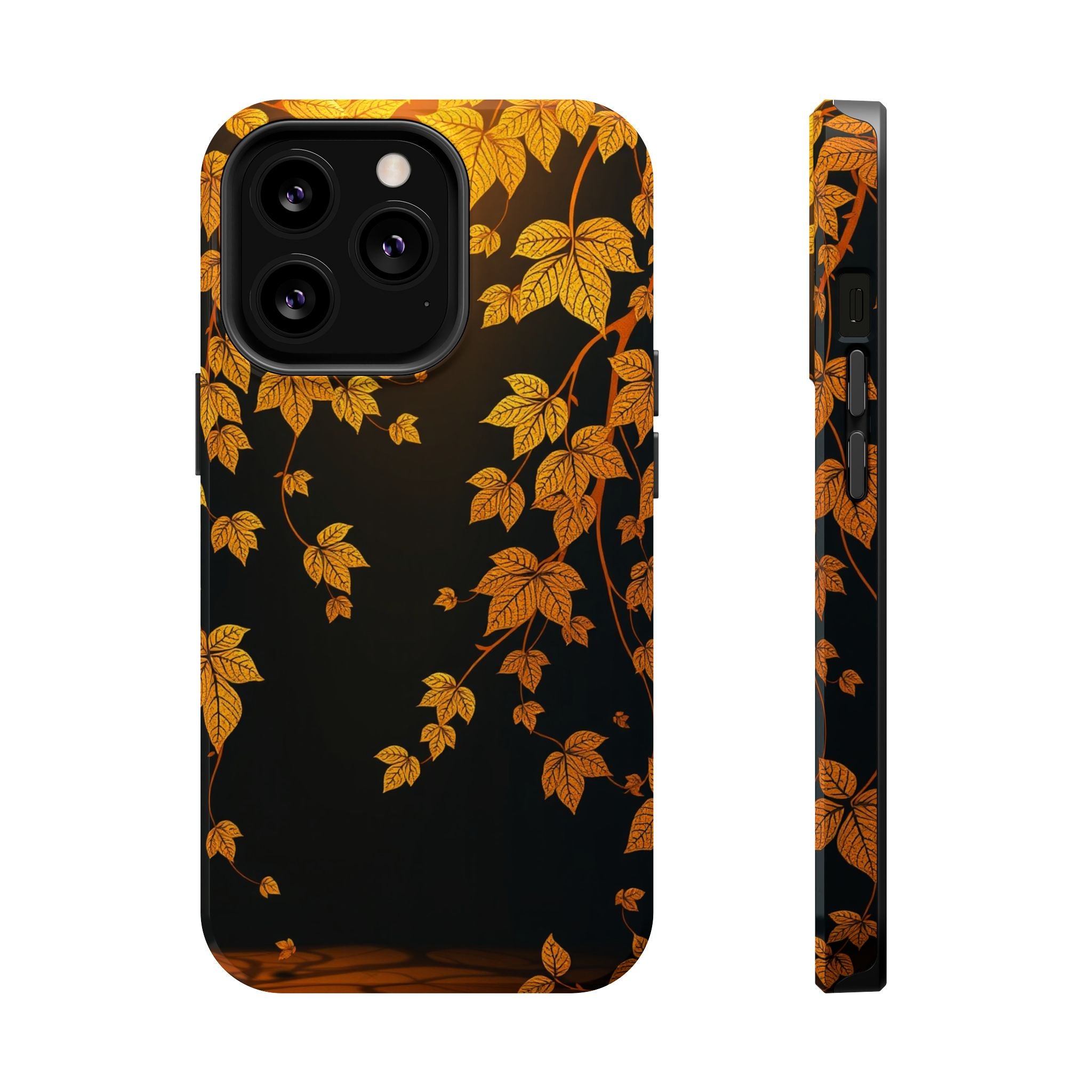 iPhone Mustard And Rust Art Nouveau Vine Slim Everyday iPhone 14 · iPhone Case