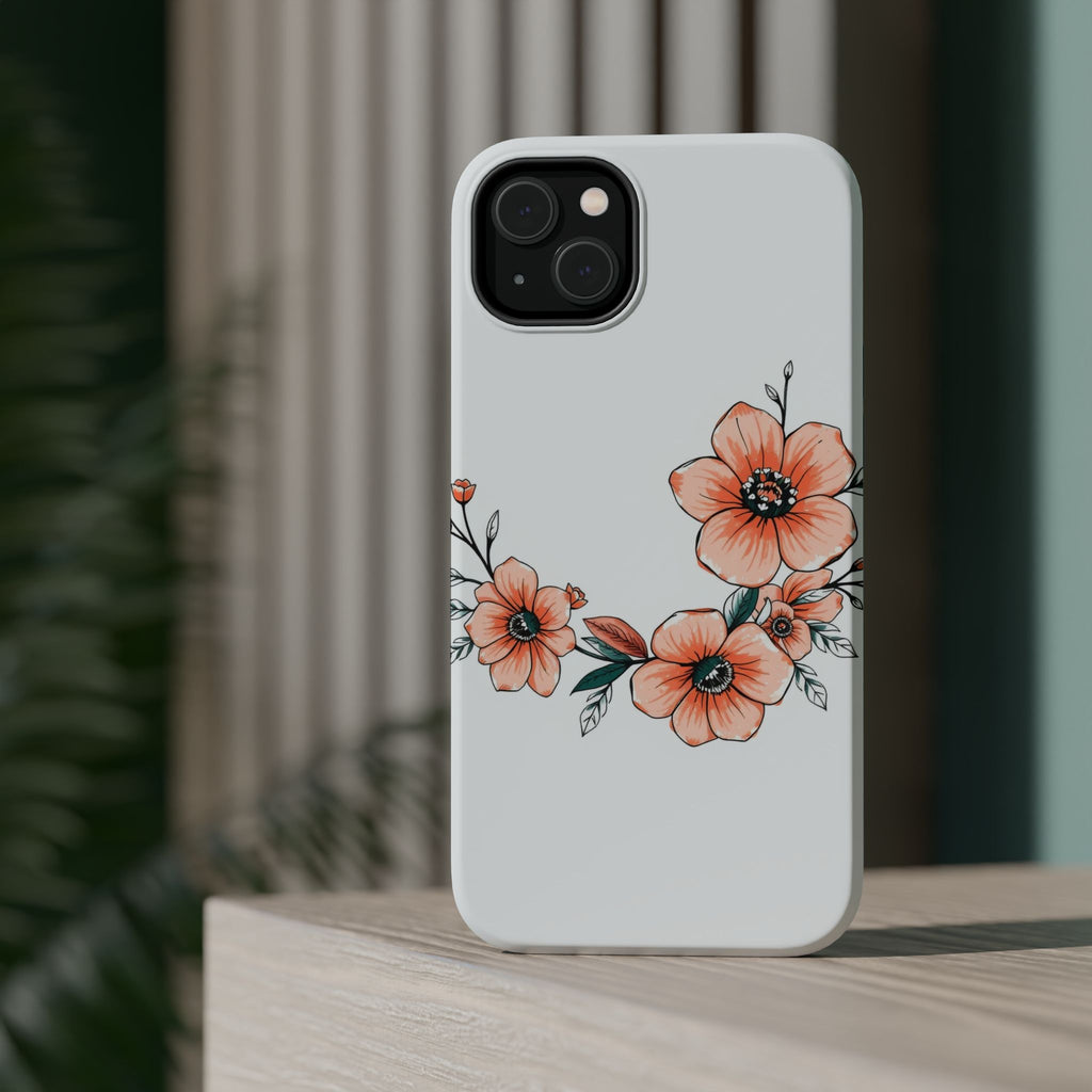 iPhone Vibrant Floral Crown Design Bold Modern Everyday Snap Case · iPhone Case
