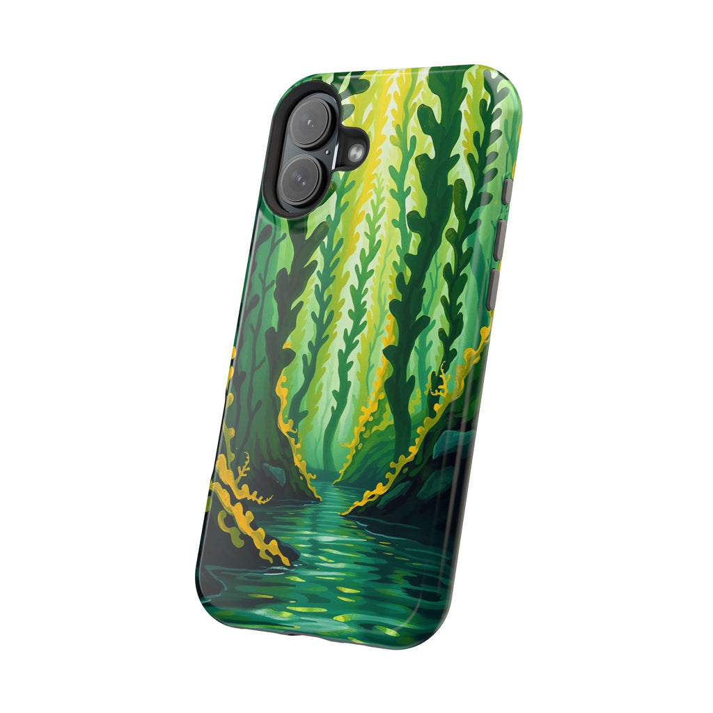 iPhone Kelp Forest Oil Painting Impressionist Slim iPhone Everyday · iPhone Case