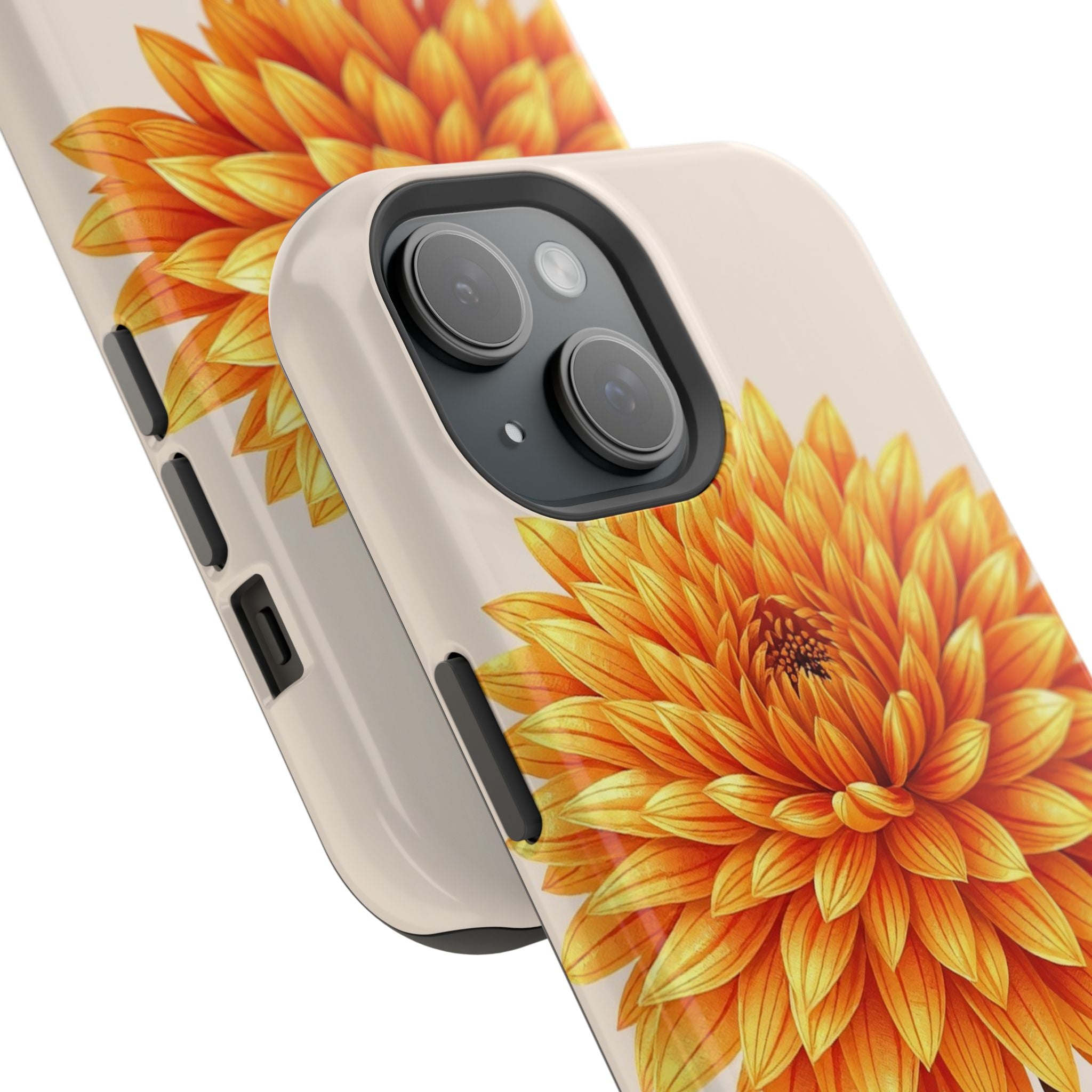 iPhone Chrysanthemum Classic Gold Foil Luxury Slim iPhone Everyday · iPhone Case