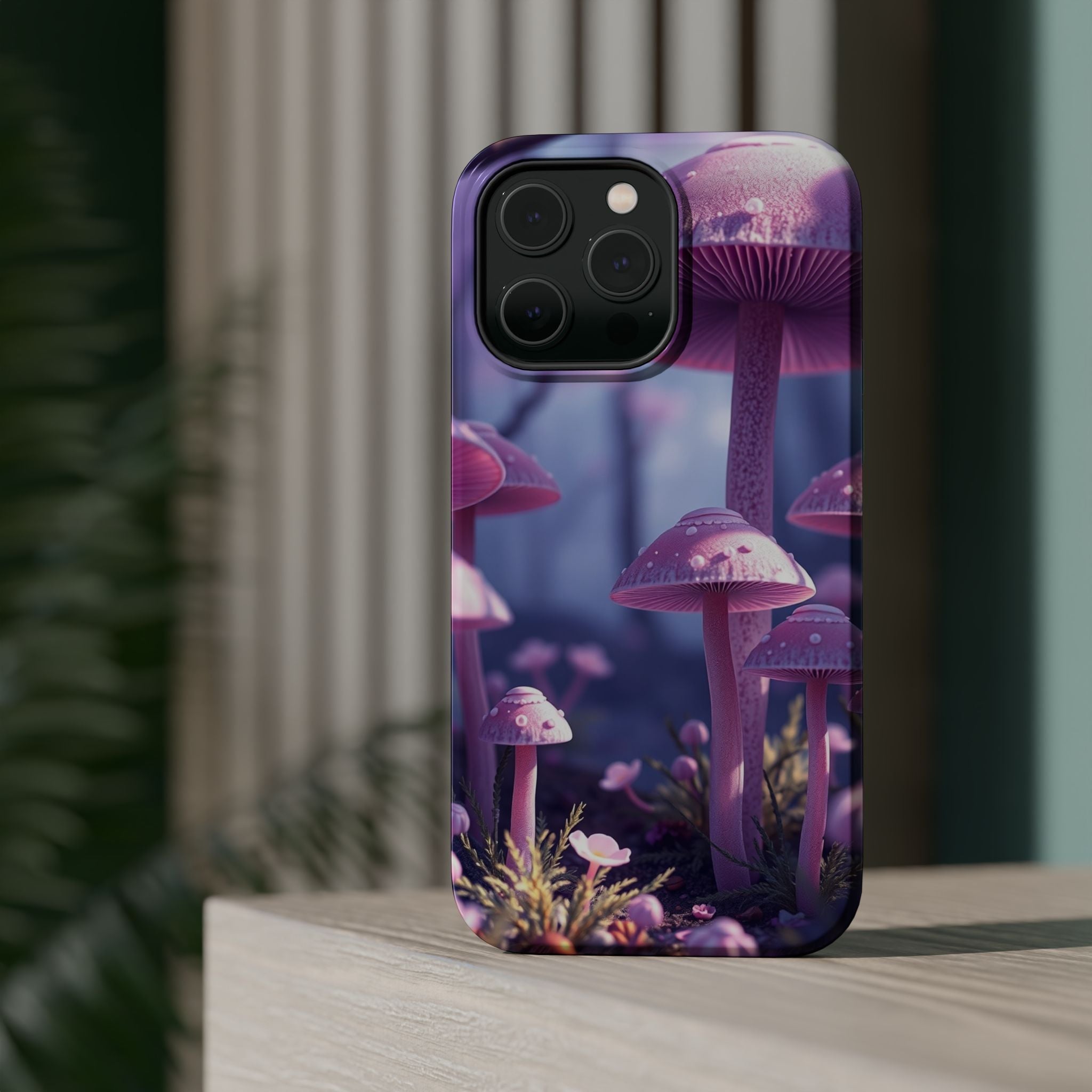 iPhone Mushroom Forest Dreamy Ethereal Slim Everyday Designer Case · iPhone Case