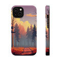 iPhone Vibrant Misty Forest Path Design Slim Everyday iPhone Designer · iPhone C