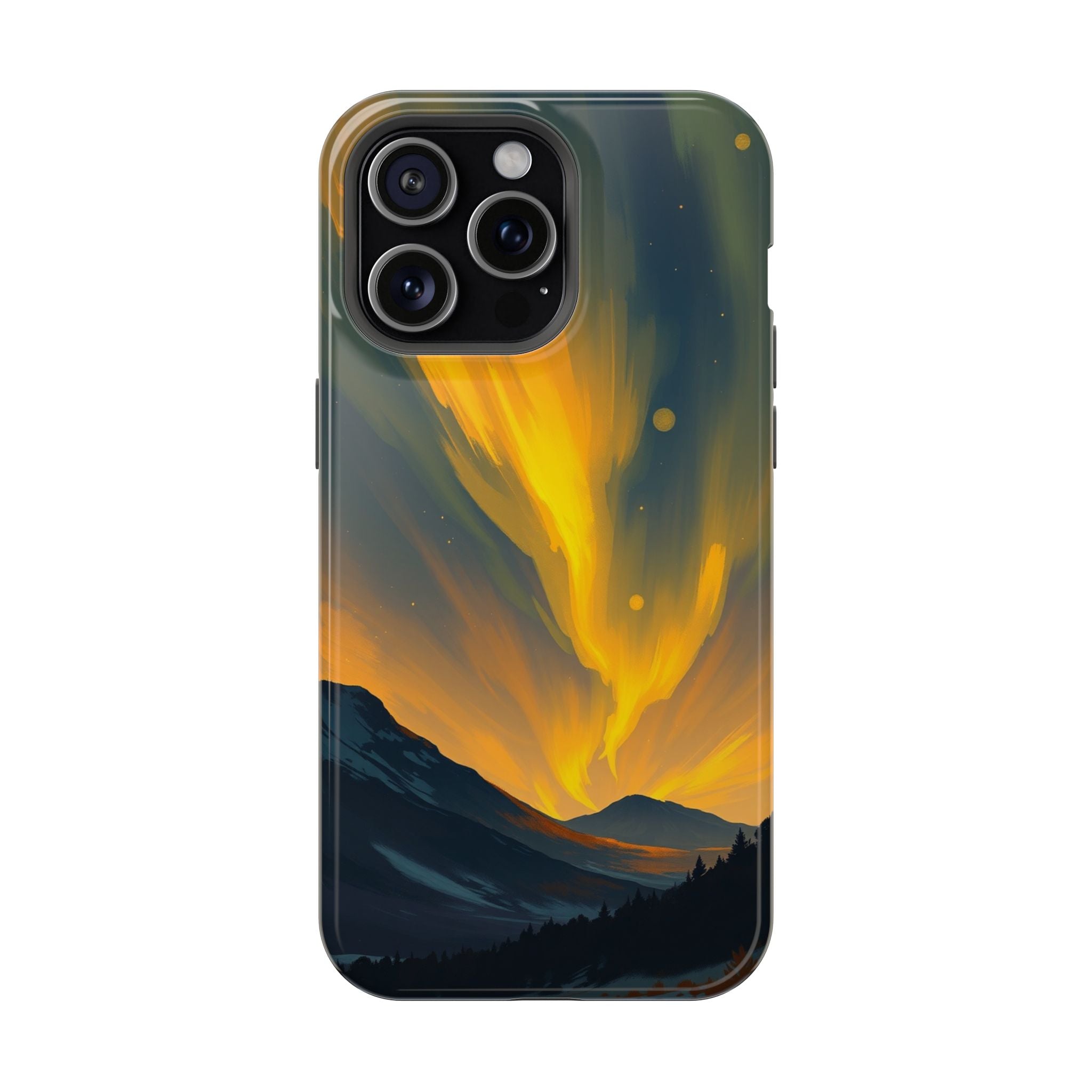 iPhone Serene Northern Lights Design Slim Everyday Designer Case · iPhone Case