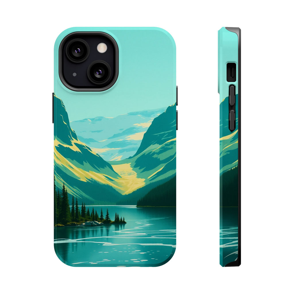 iPhone Radiant Glacier Lake Design Bold Modern Everyday Snap Case · iPhone Case