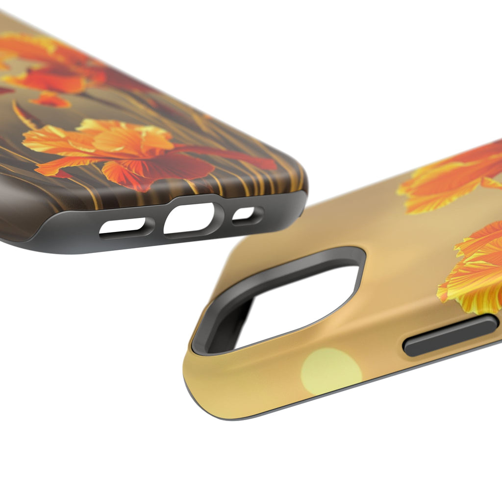 iPhone Iris Garden Gold Foil Luxury Slim Everyday Designer Case · iPhone Case