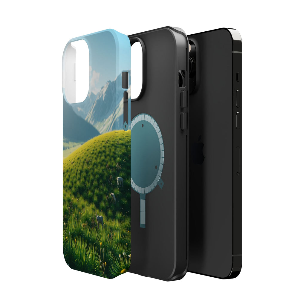 iPhone Vibrant Alpine Meadow Design Slim Everyday Designer Case · iPhone Case