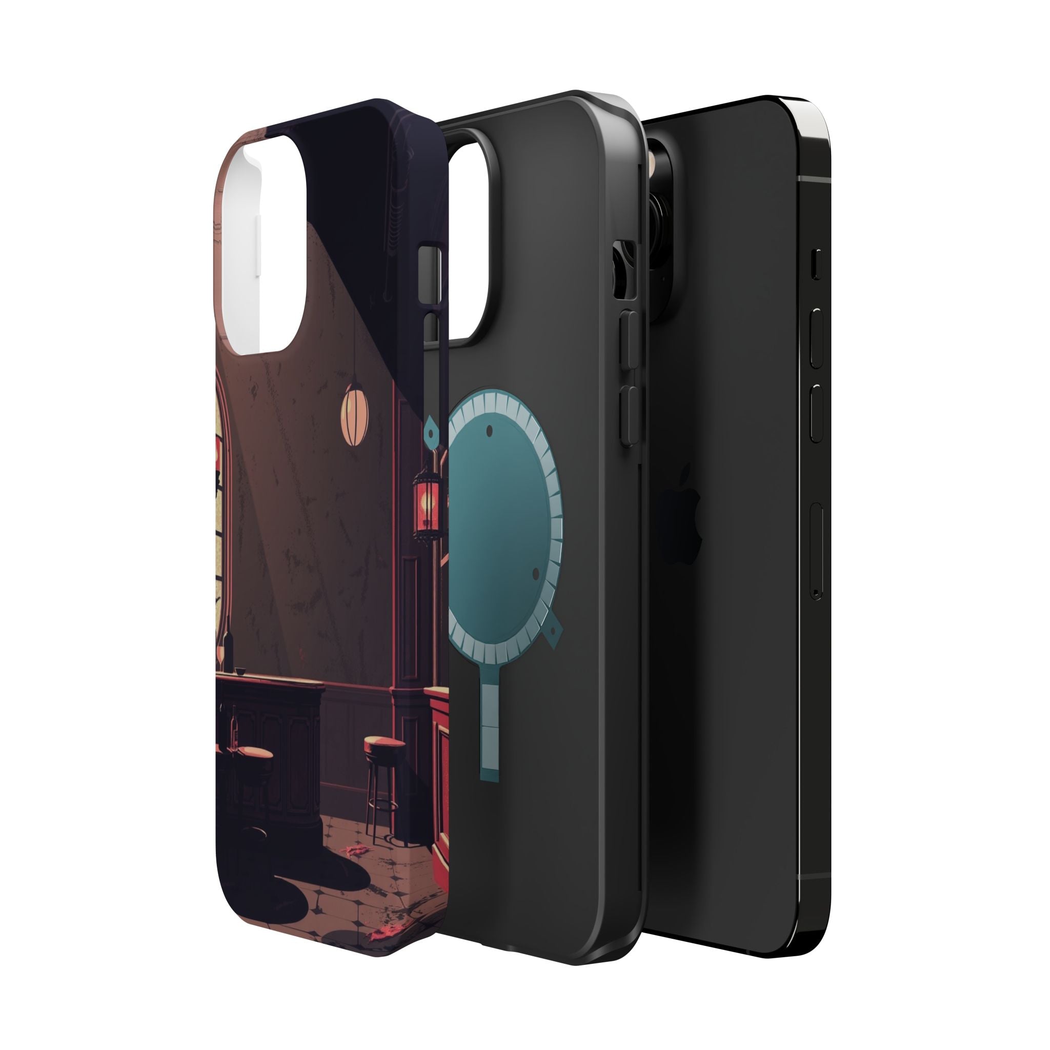 iPhone Speakeasy Dark Grunge Distressed Slim Everyday Designer Case · iPhone Cas