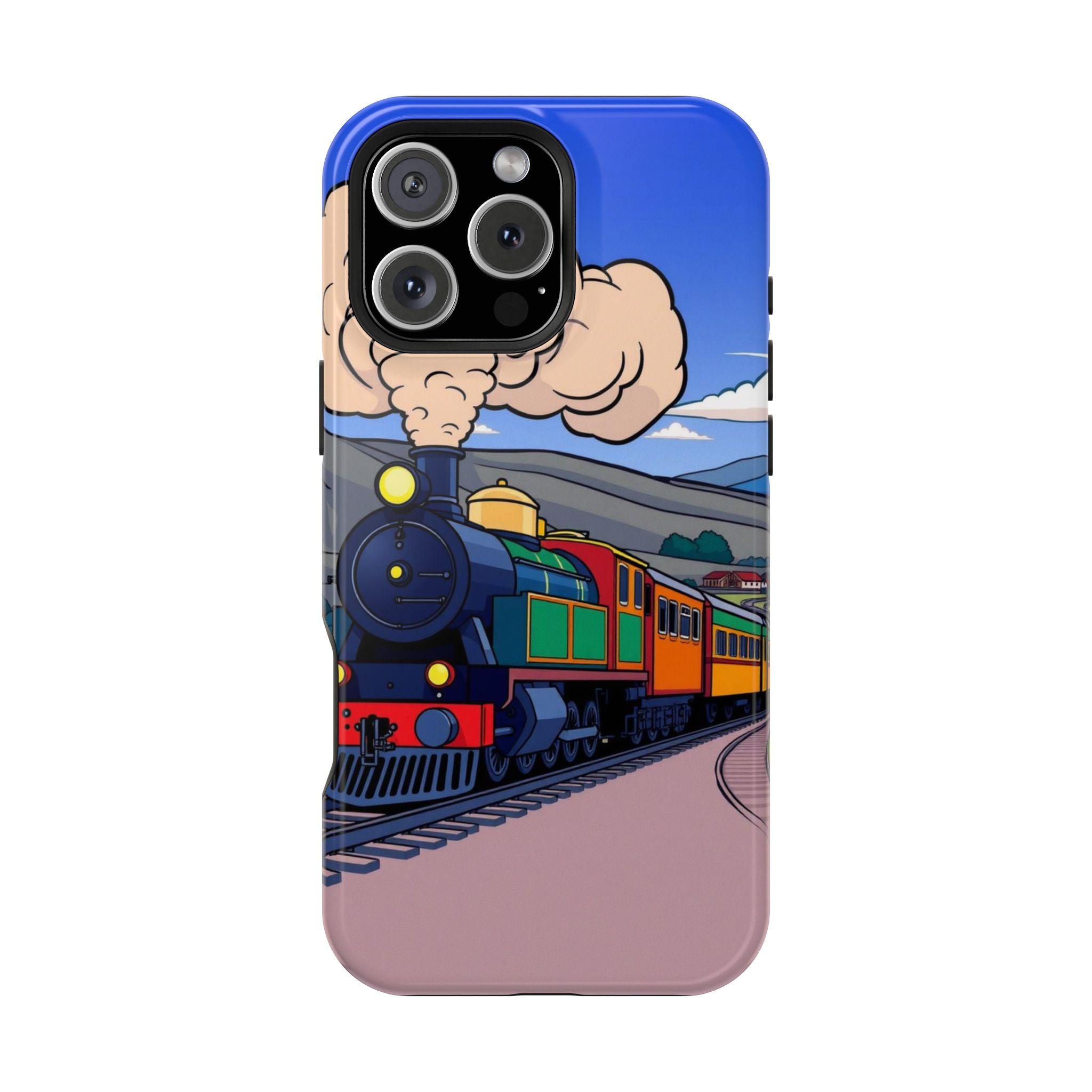iPhone Steam Locomotive Puff Kids Fun iPhone Phone Case Gift Slim · iPhone Case