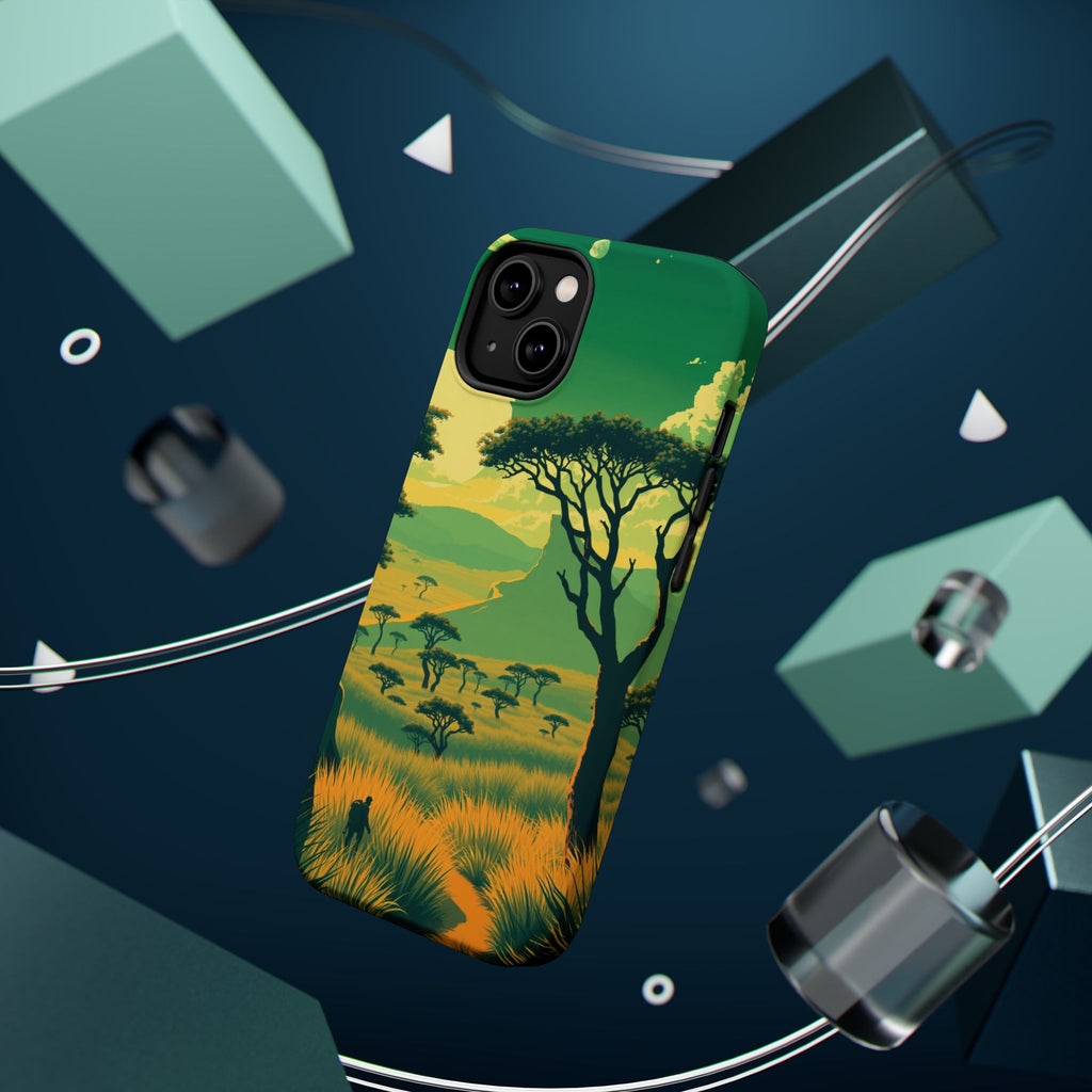 iPhone Savanna Horizon Pixel Art -Bit Slim Everyday Designer Case · iPhone Case