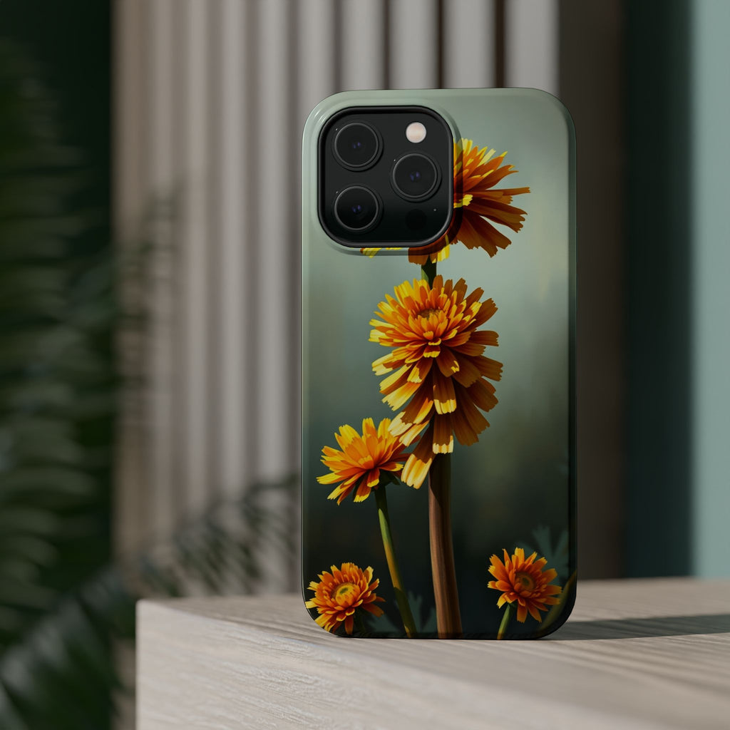 iPhone Ranunculus Stack Electric Art Slim Everyday Designer Case · iPhone Case