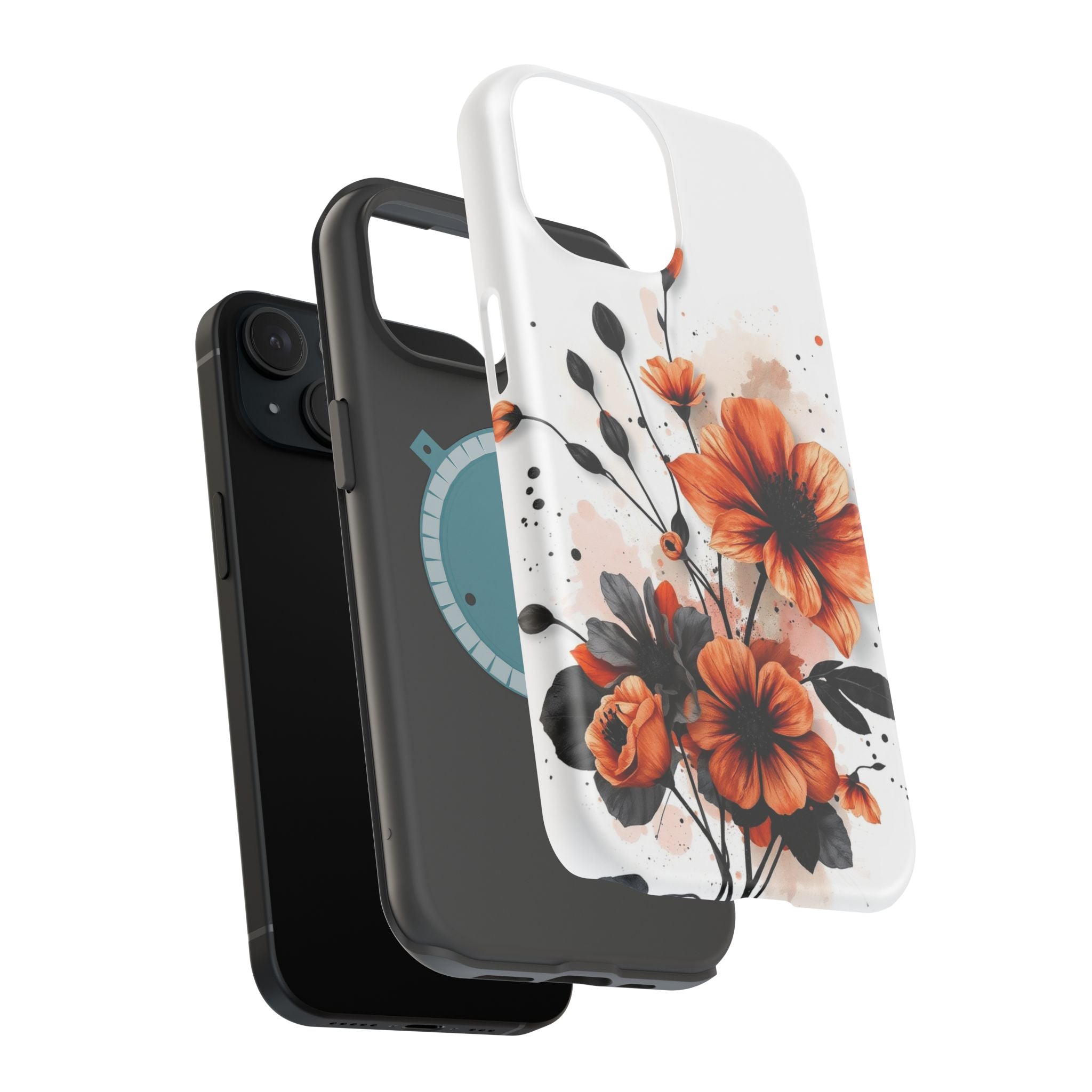iPhone Floral Watercolor Splash 3D Digital Slim iPhone Everyday · iPhone Case