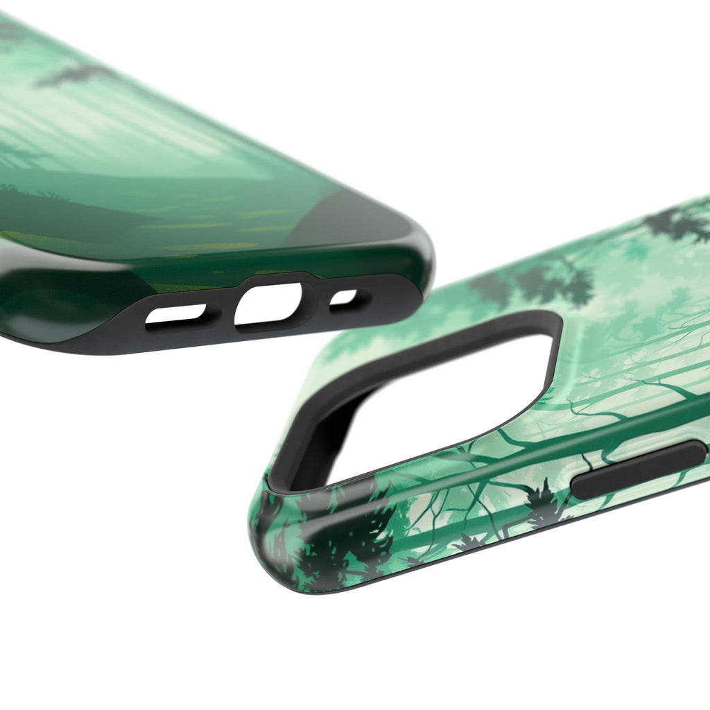 iPhone Earthy Misty Forest Path Design Slim Everyday Designer Case · iPhone Case
