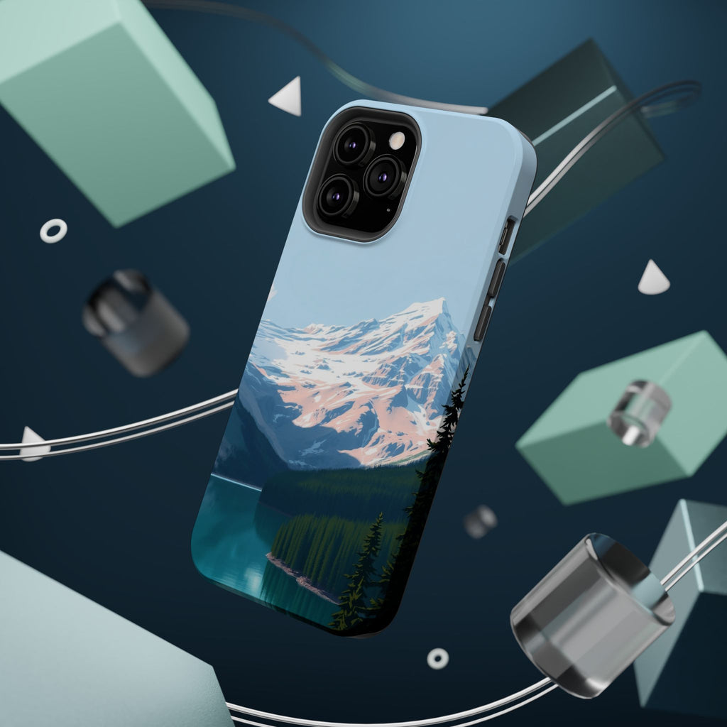 iPhone Serene Glacier Lake Design Bold Modern Everyday Snap Case · iPhone Case