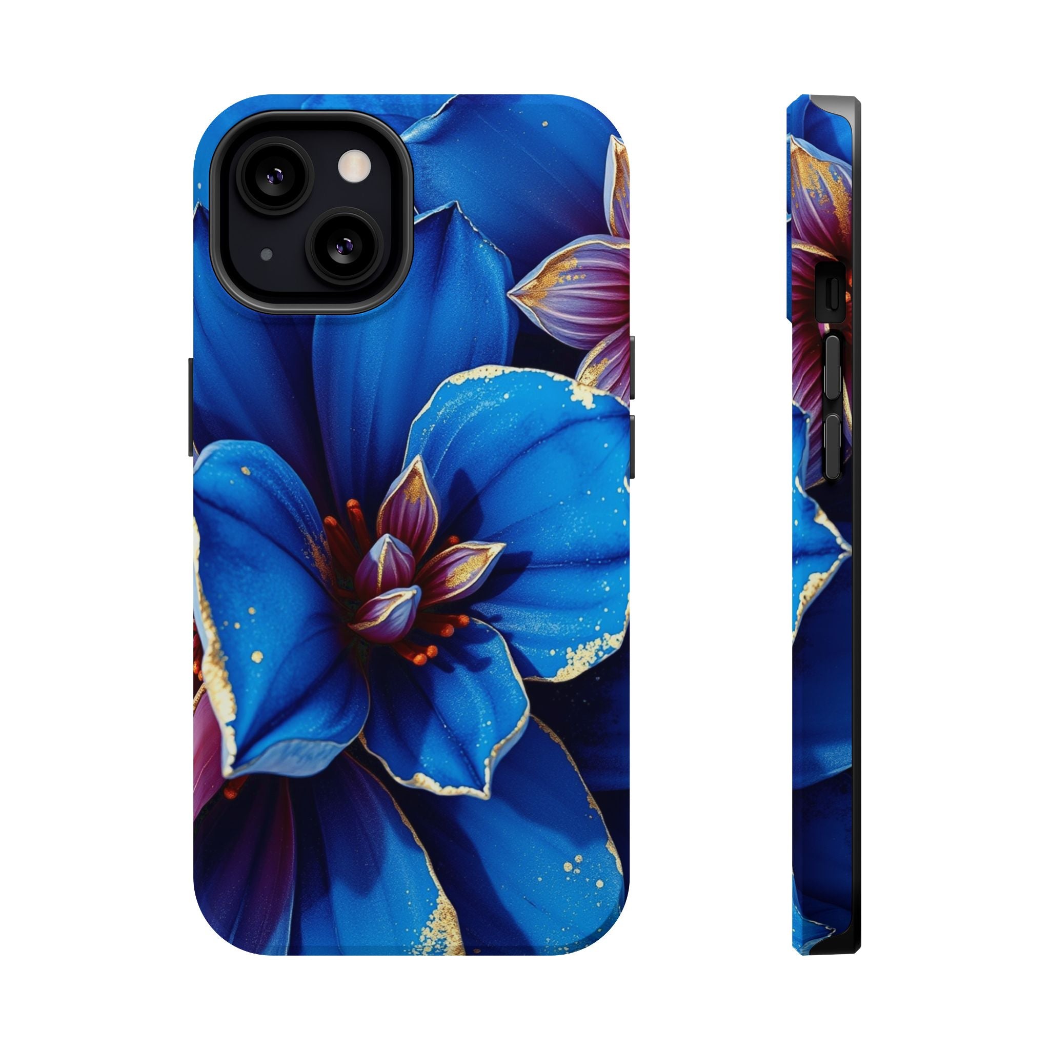 iPhone Floral Gold Foil Serene Design Slim Snap Case Ga · iPhone Case