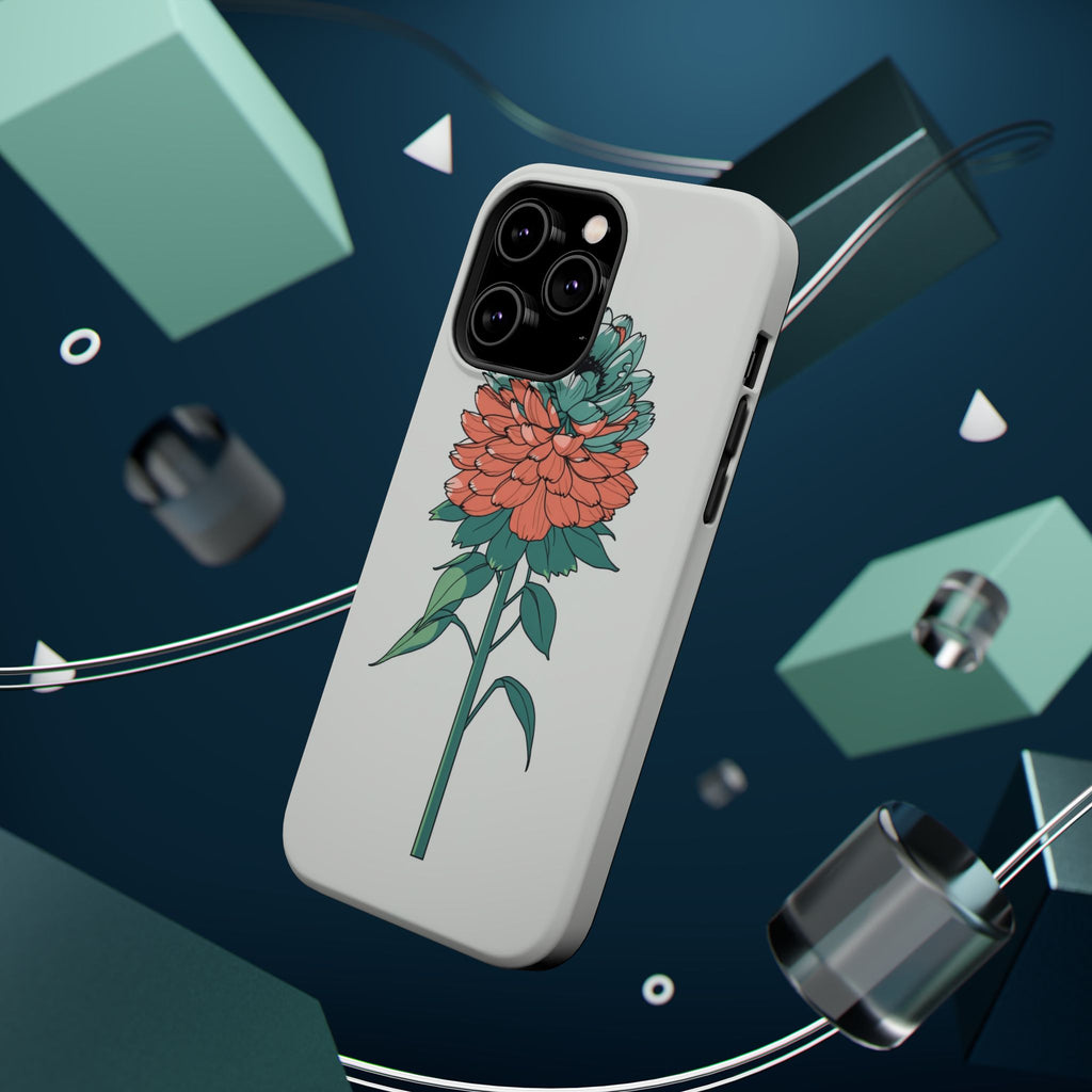 iPhone Serene Ranunculus Stack Design Slim Everyday Designer Case · iPhone Case