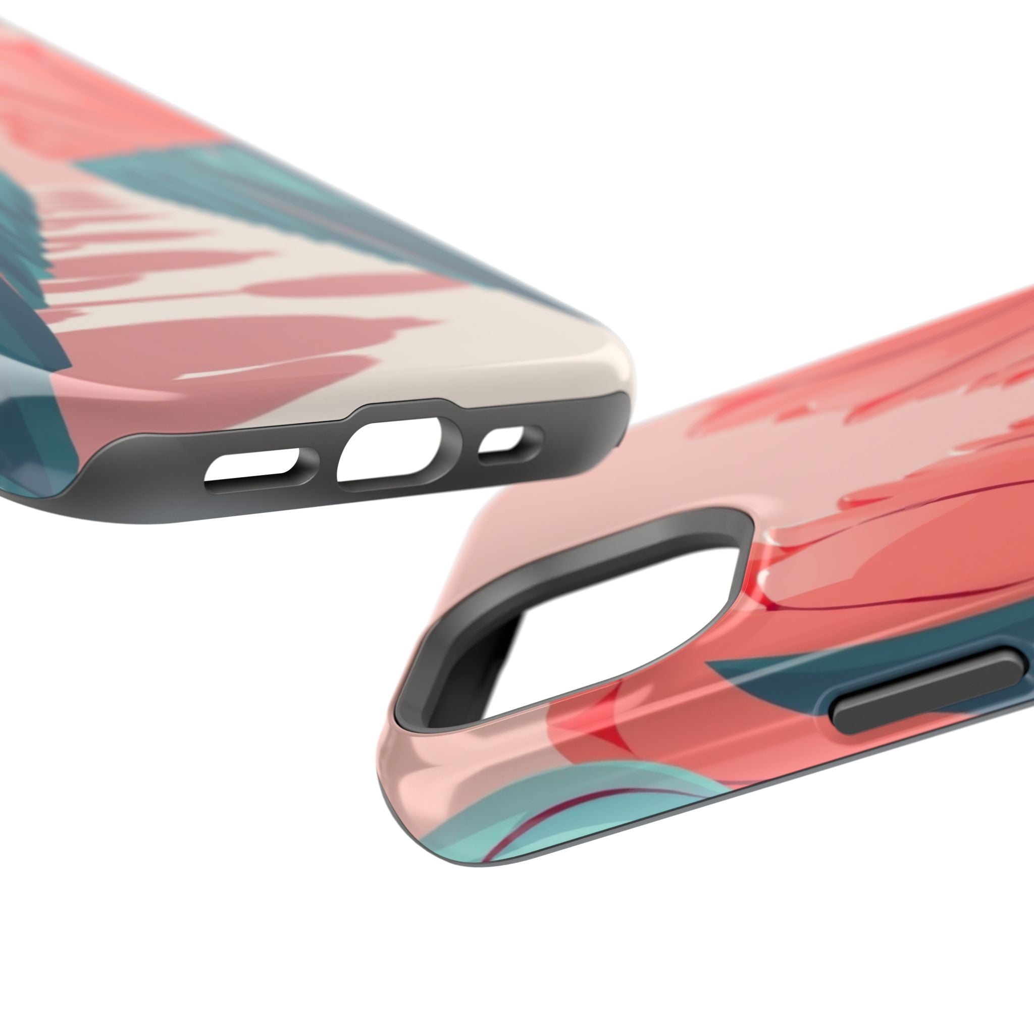 iPhone Tulip Row Pastel Kawaii Slim Everyday Designer Case · iPhone Case