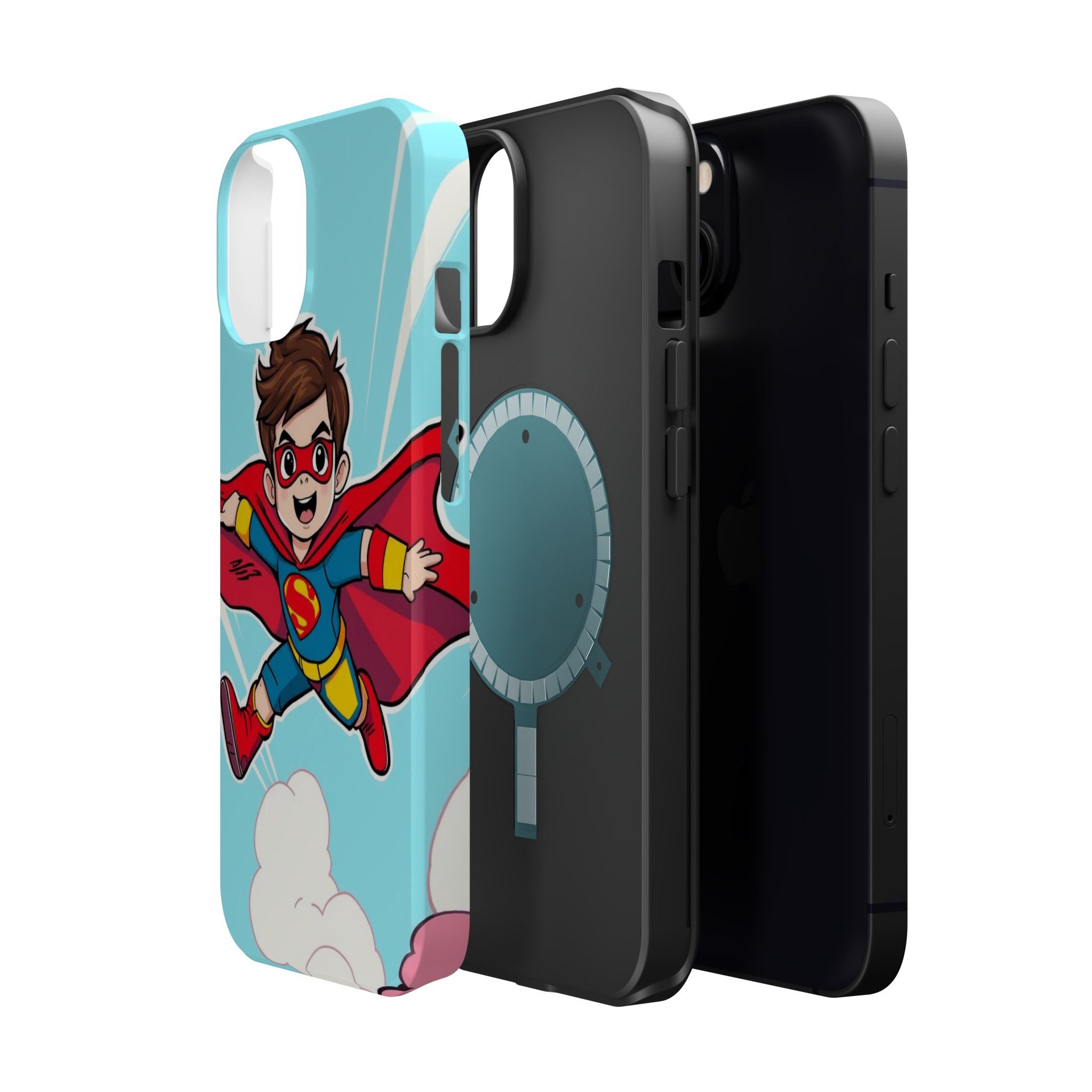 iPhone Kid Superhero Flying Kids Fun iPhone Phone Case Gift Slim · iPhone Case