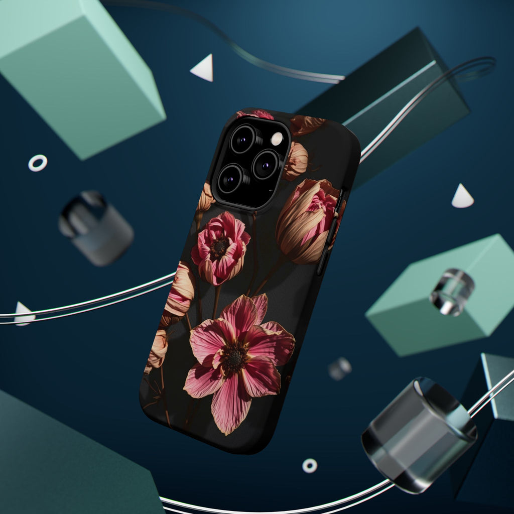 iPhone Dried Flower Flat Lay Electric Art Slim Snap Case · iPhone Case