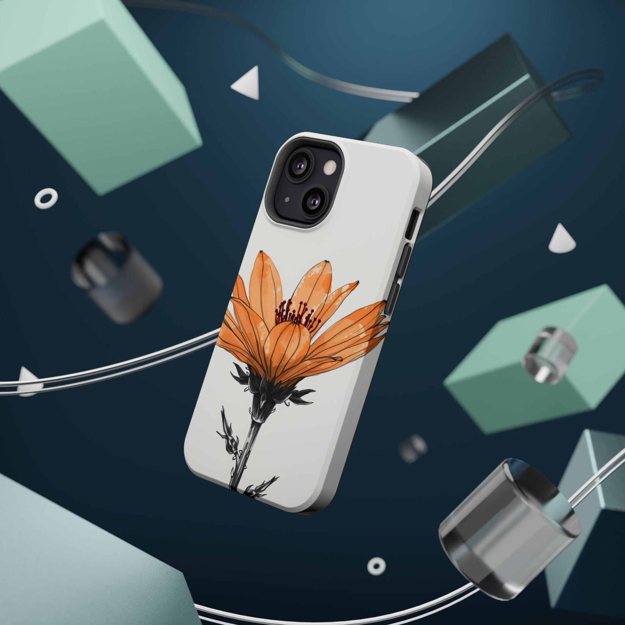 iPhone Earthy Desert Flower Design Bold Modern Everyday Snap Case · iPhone Case