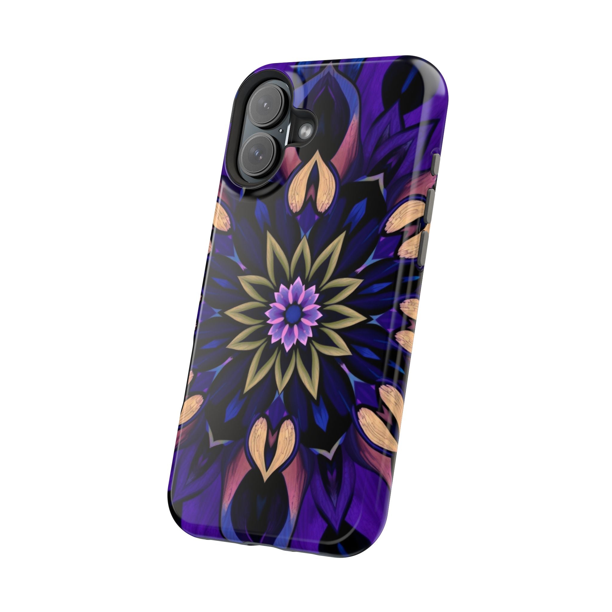 iPhone Floral Mandala Mystic Art Bold Modern Everyday Snap Case · iPhone Case