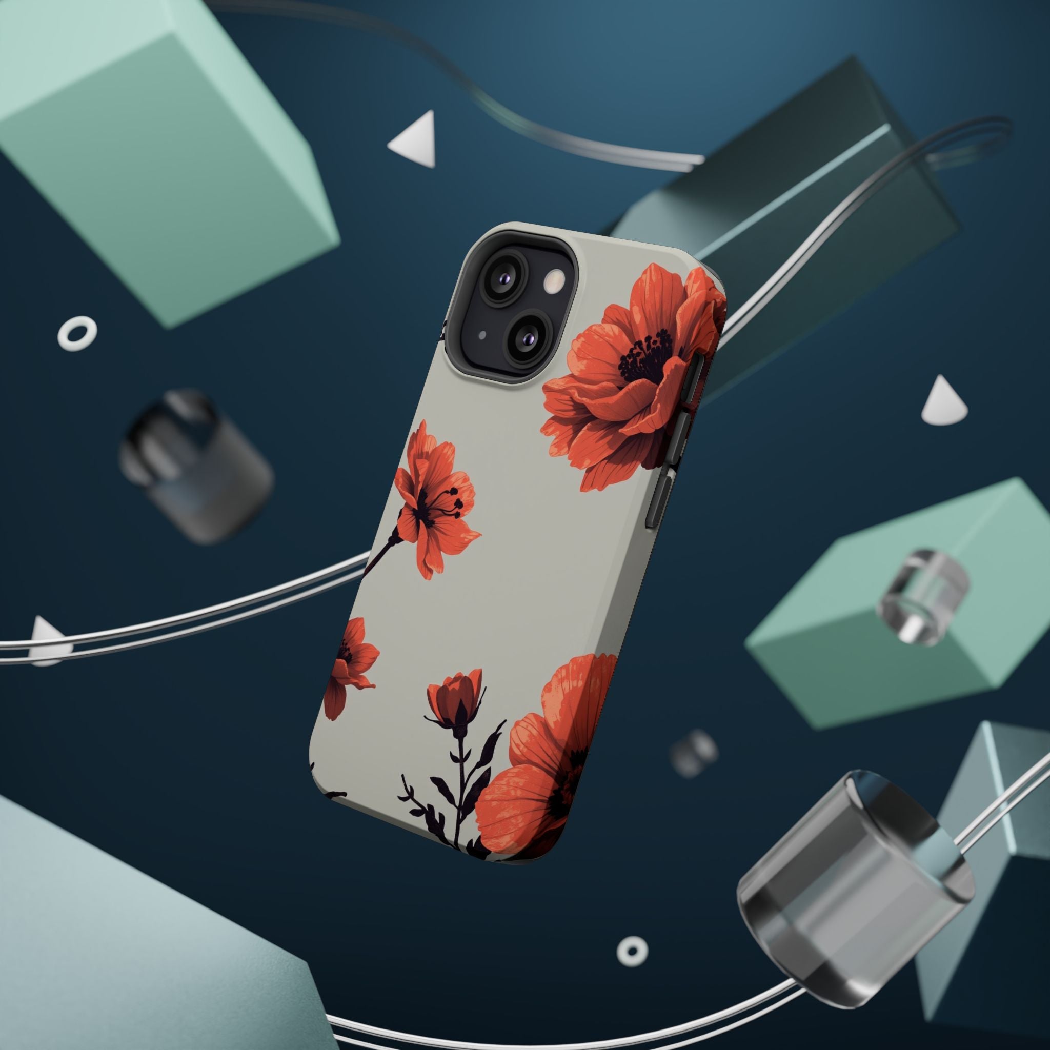 iPhone Dreamy Floral Ink Wash Design Slim Everyday iPhone 13 Designer · iPhone C