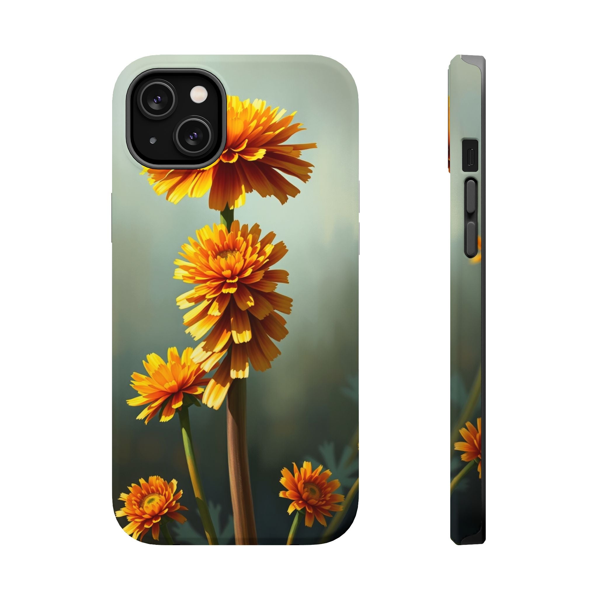 iPhone Ranunculus Stack Electric Art Slim Everyday Designer Case · iPhone Case