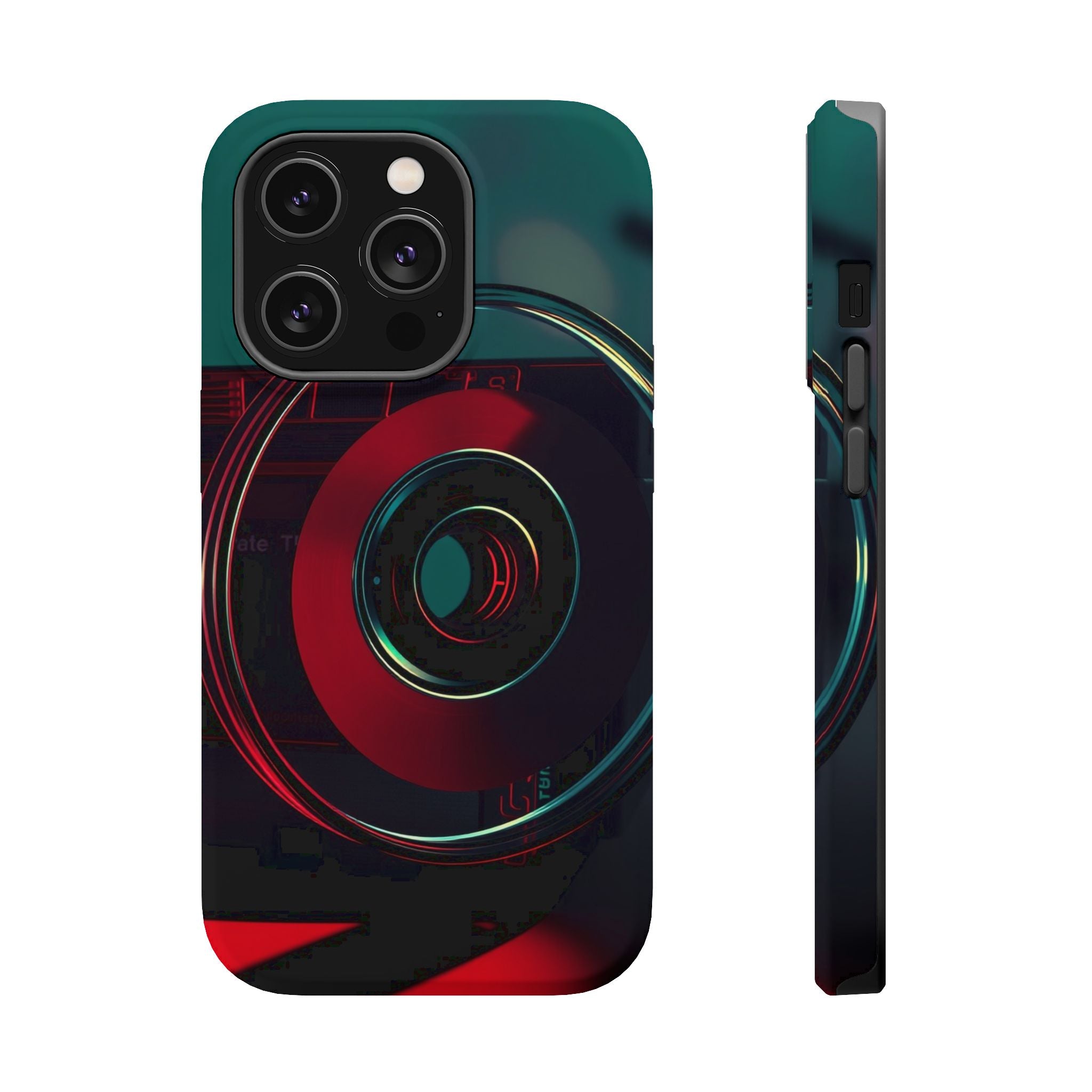 iPhone Vibrant Cassette Tape Rewind Design Slim Everyday Designer Case · iPhone