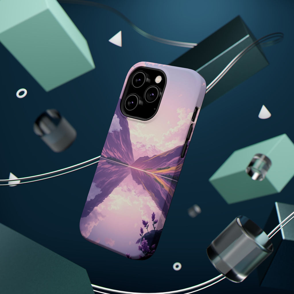 iPhone Lavender And Pearl Fjord Reflection Slim iPhone Everyday · iPhone Case