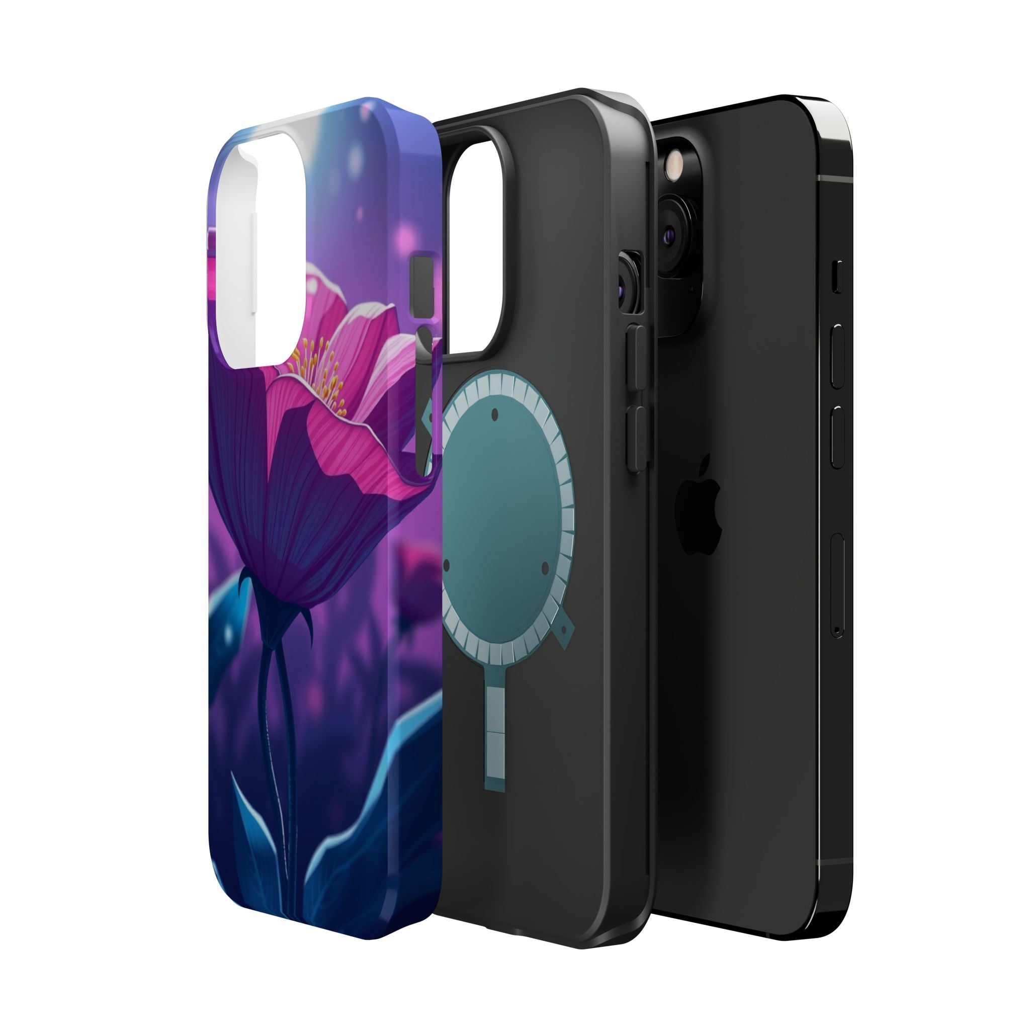 iPhone Night Bloomer Pastel Kawaii Bold Modern Everyday Snap Case · iPhone Case