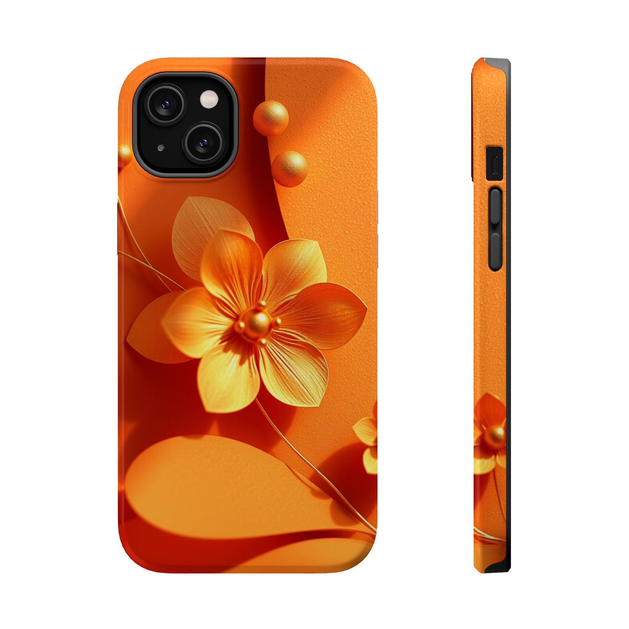 iPhone Floral Geometric Gold Foil Luxury Slim Everyday iPhone Designer · iPhone