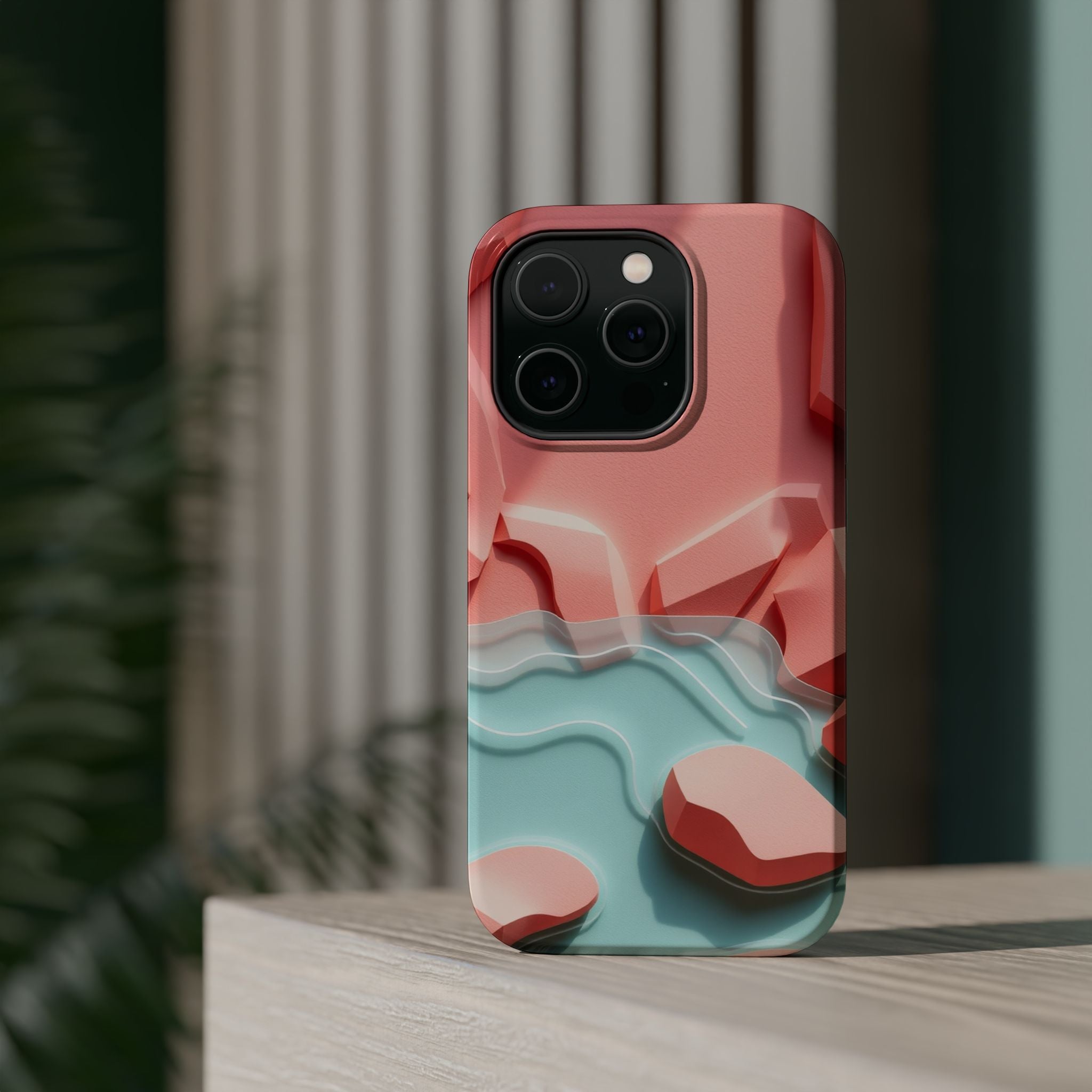 iPhone Tidal Pool Paper Cut Art Slim Everyday Designer Case · iPhone Case