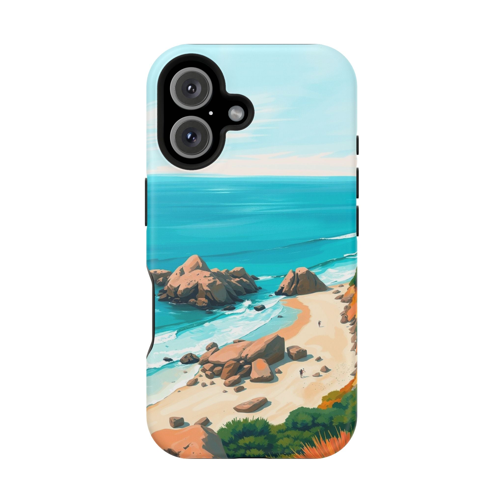 iPhone Pebble Beach Cinematic Art Bold Modern Everyday Snap Case · iPhone Case