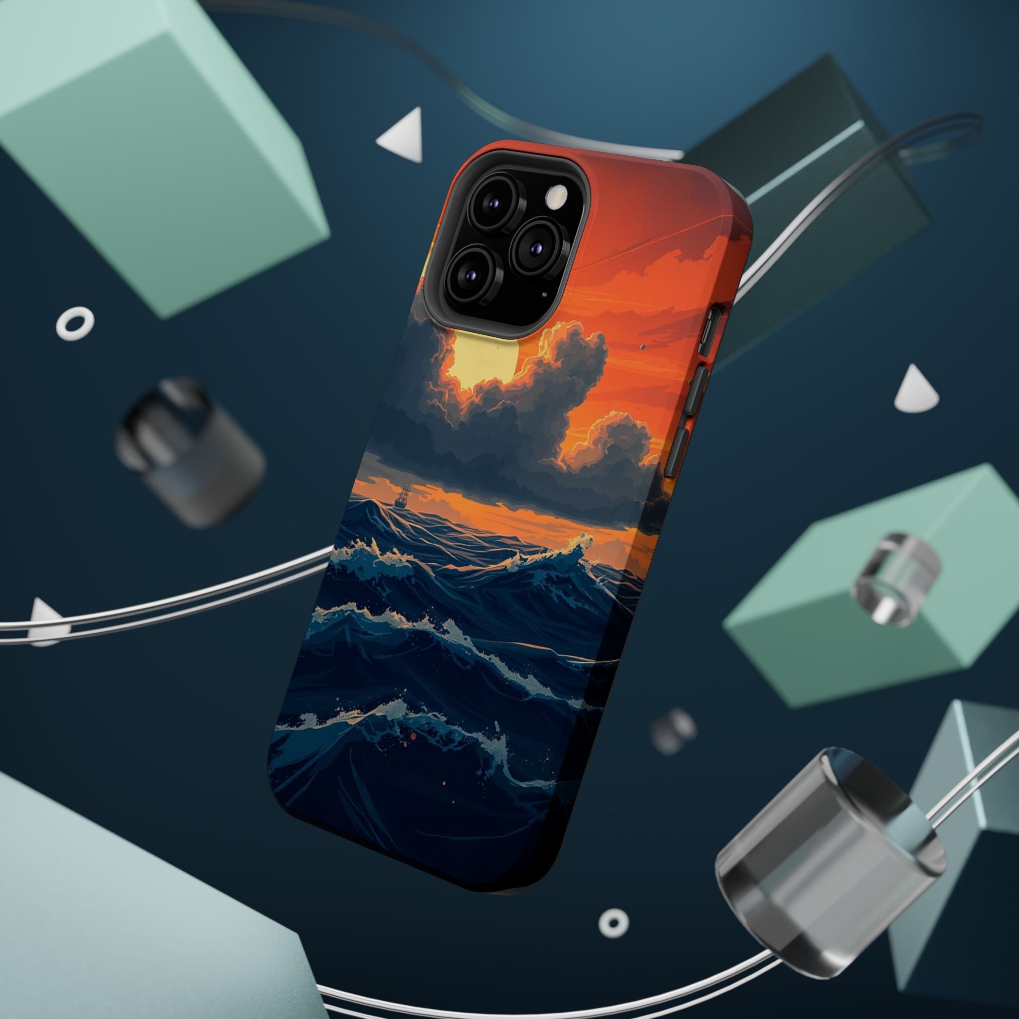 iPhone Dreamy Storm at Sea Design 15 Slim Everyday Designer Case · iPhone Case