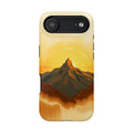 iPhone Mustard And Rust Mountain at Sunrise Slim iPhone Everyday · iPhone Case