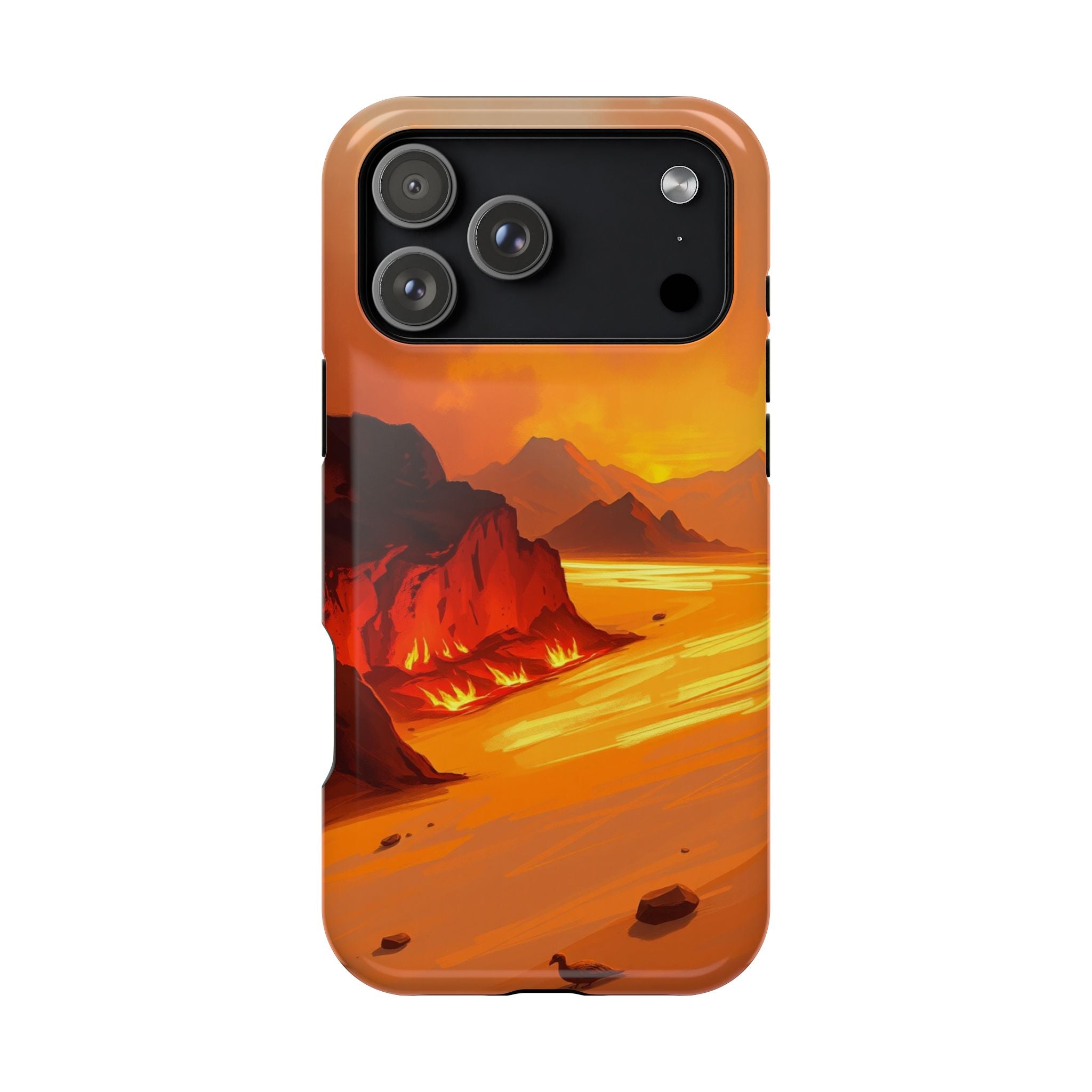 iPhone Burnt Orange And Sand Wildfire Glow Slim iPhone Everyday · iPhone Case