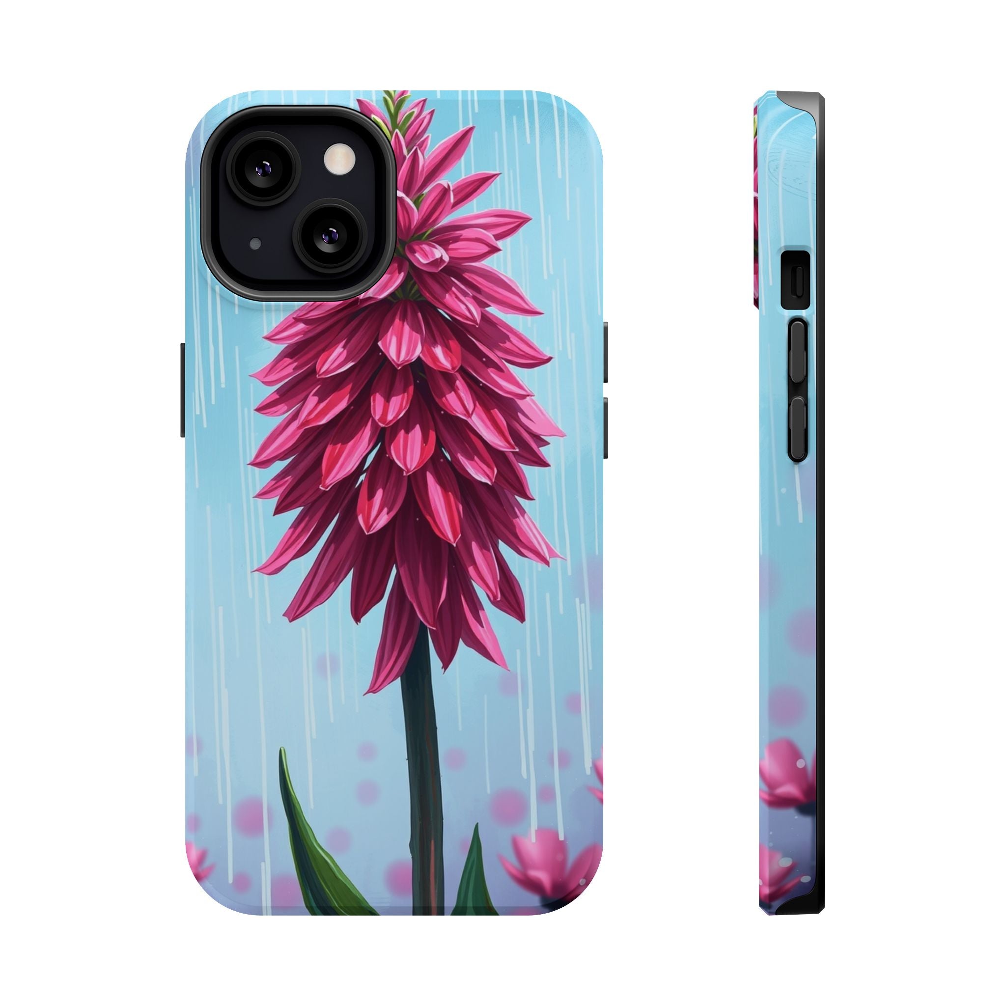 iPhone Cyan And Magenta Spring Shower Bloom Slim iPhone Everyday · iPhone Case