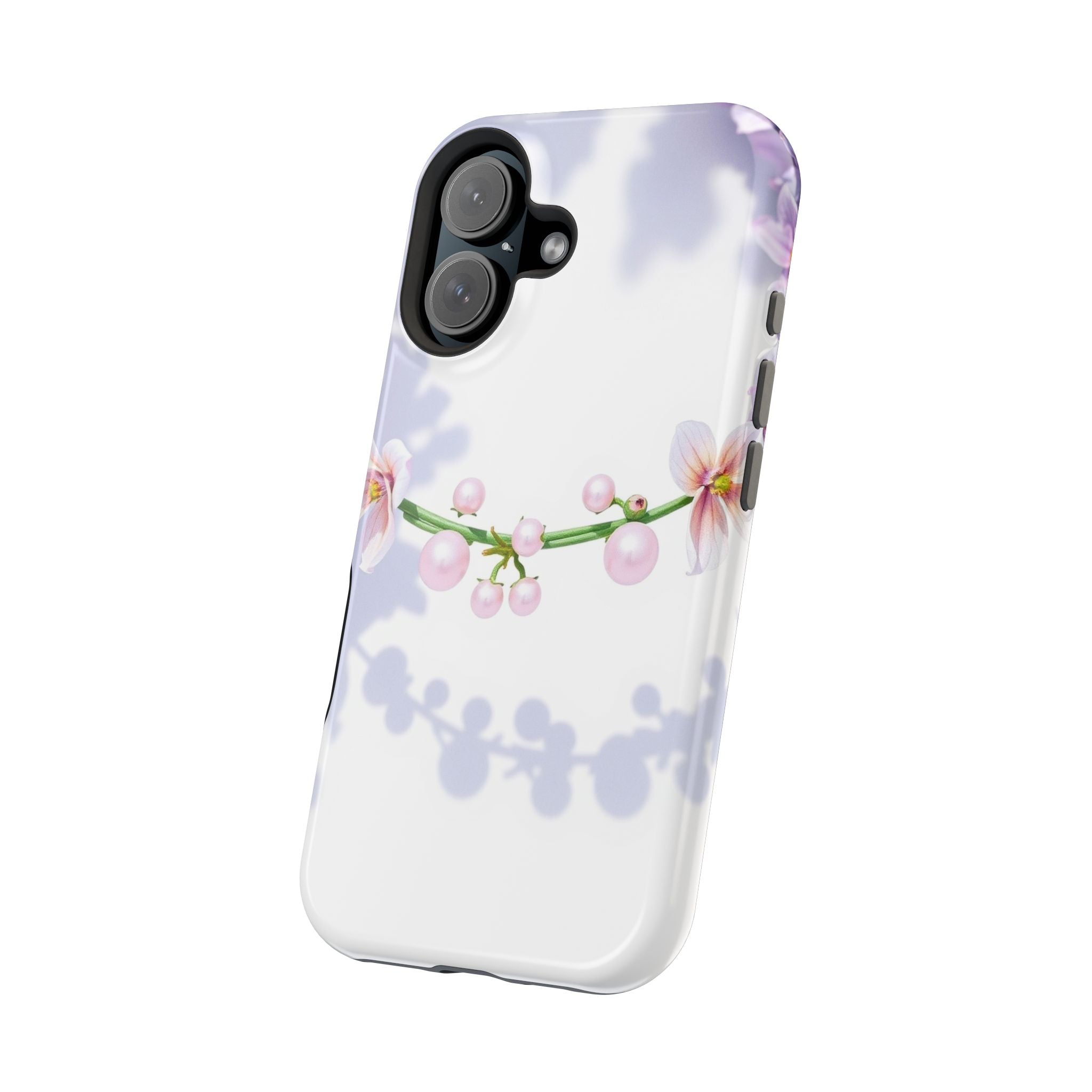 iPhone Vibrant Floral Crown Design Clean Minimal Snap Cas Slim Snap Case · iPhon