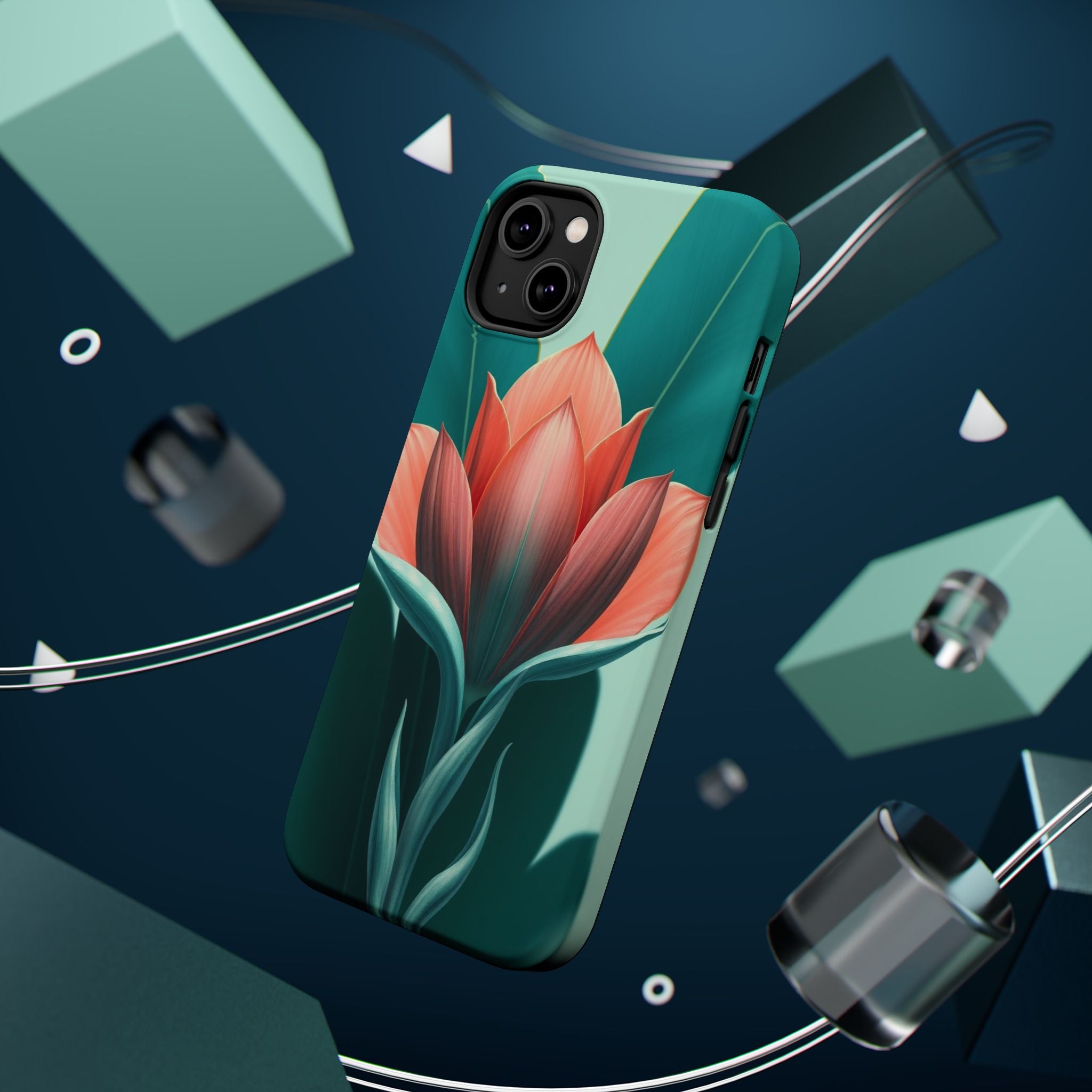 iPhone Dreamy Botanical Illustration Design Soft iPhone 14 Finish · iPhone Case