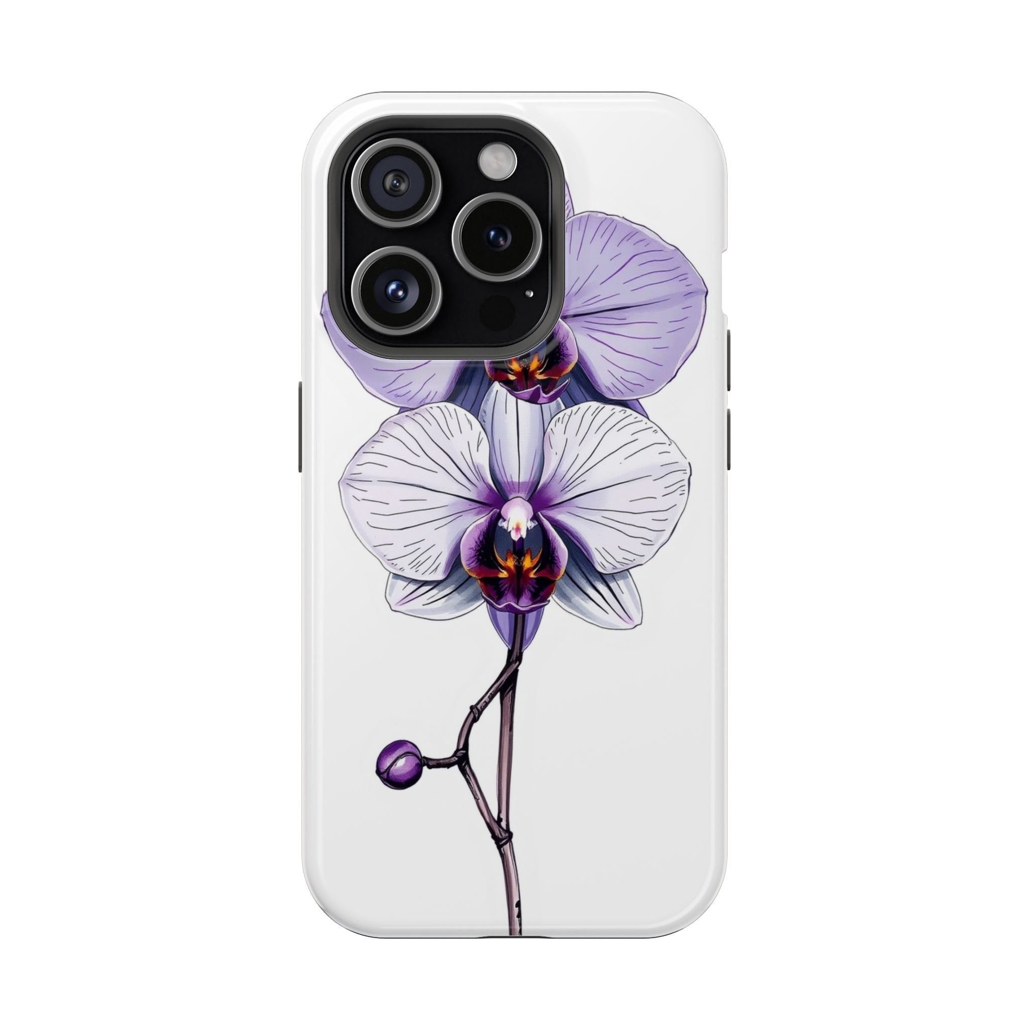iPhone Orchid Study Hand-Drawn Sketch Slim Everyday Designer Case · iPhone Case
