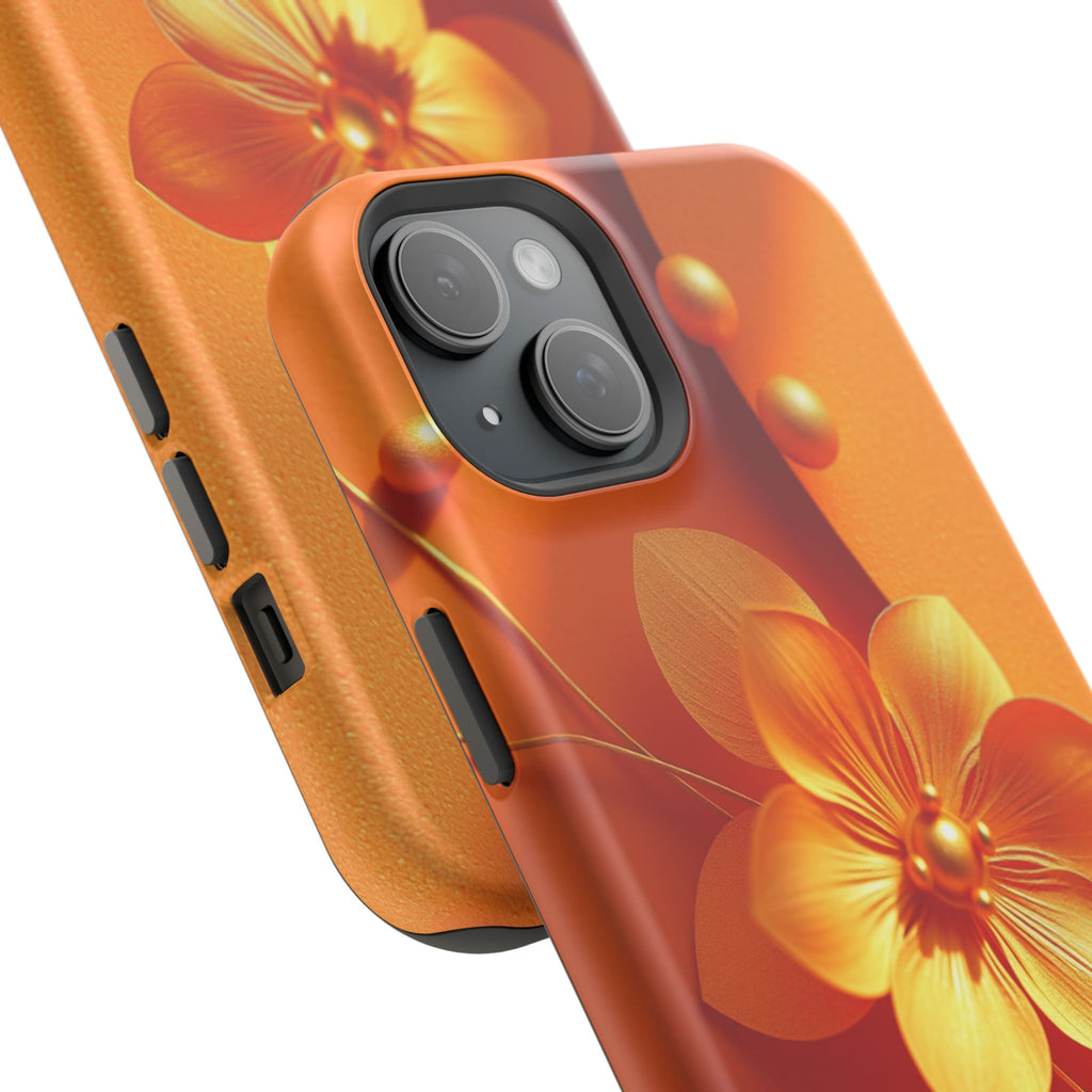 iPhone Floral Geometric Gold Foil Luxury Slim Everyday iPhone Designer · iPhone