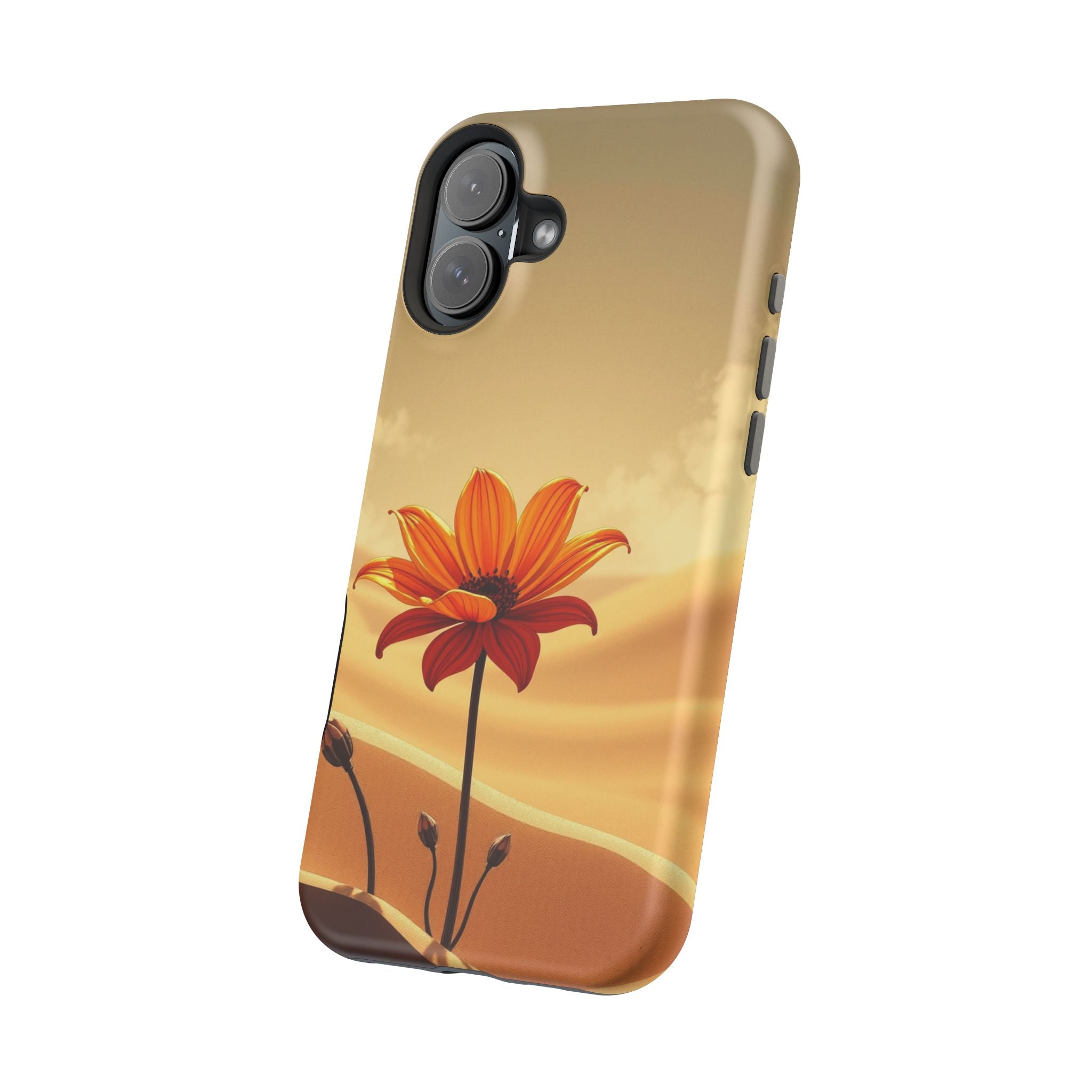 iPhone Neon Floral Dark Gothic Ink Bold Modern Everyday Snap Case · iPhone Case