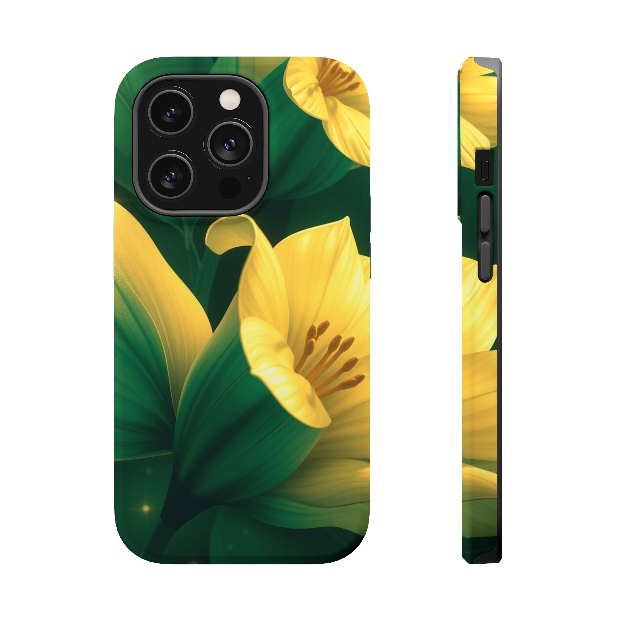 iPhone Night Bloomer Gold Foil Luxury Slim Everyday Designer Case · iPhone Case
